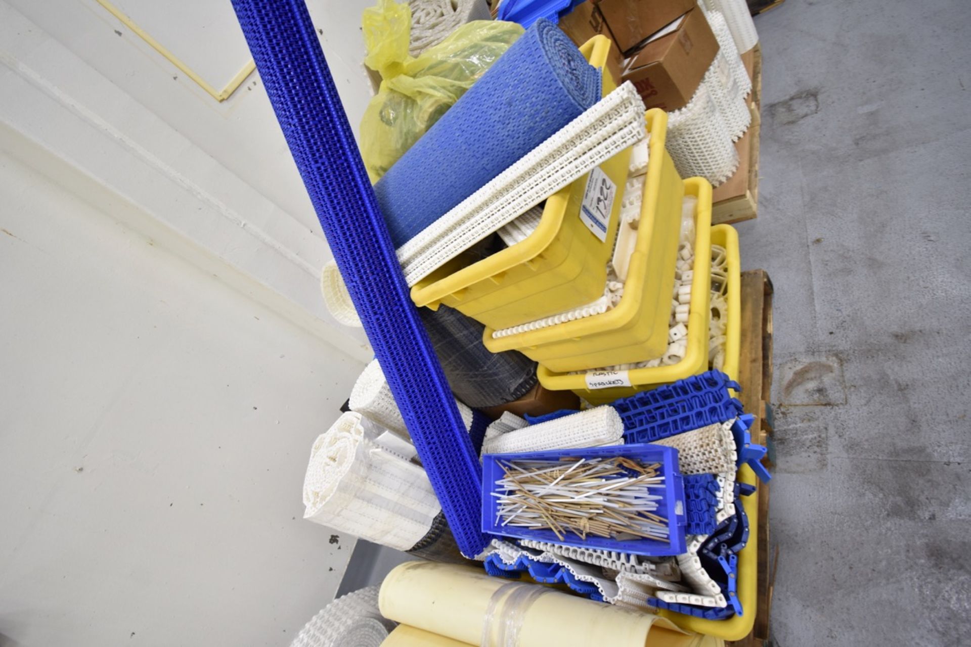 | Assorted parts: Conveyer belts, Sanklin wrapper, Plastic brackets, Air cylinder. | MODEL# |