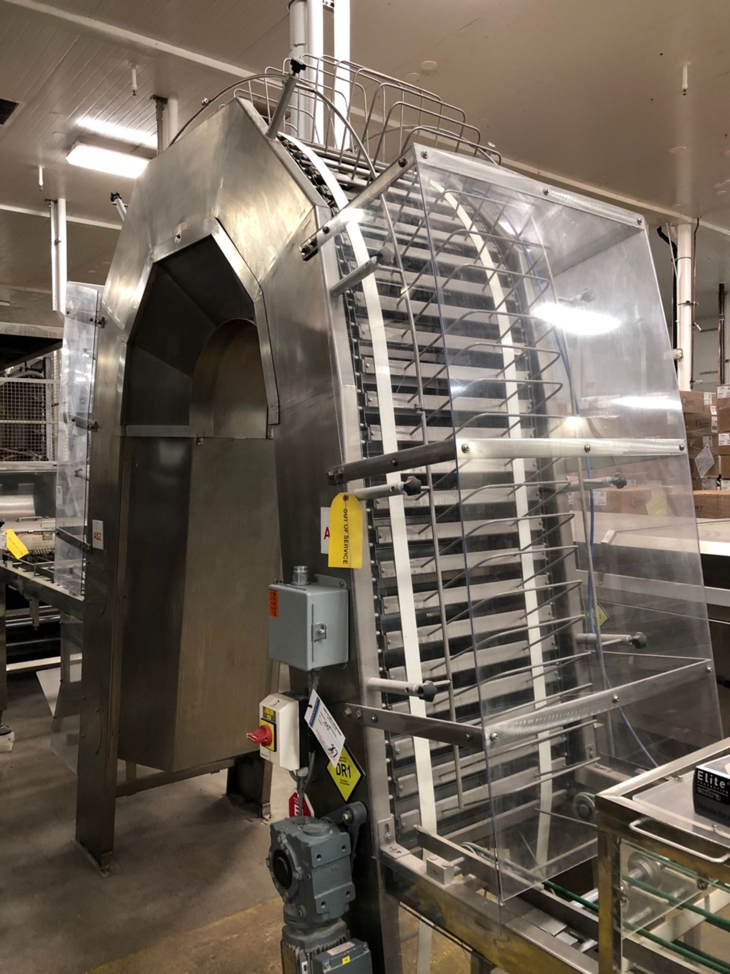 All food Arching cooling conveyor | All food Arching cooling conveyor. Part of bulk bid lot 255A.