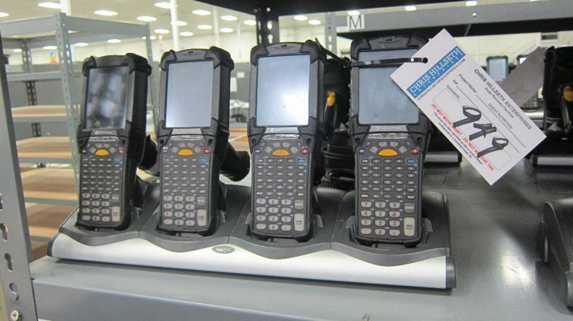 Motorola | 4 Barcode Scanners w/ Chargers | MODEL# MC9190 | SERIAL# | * Skidding and load out at