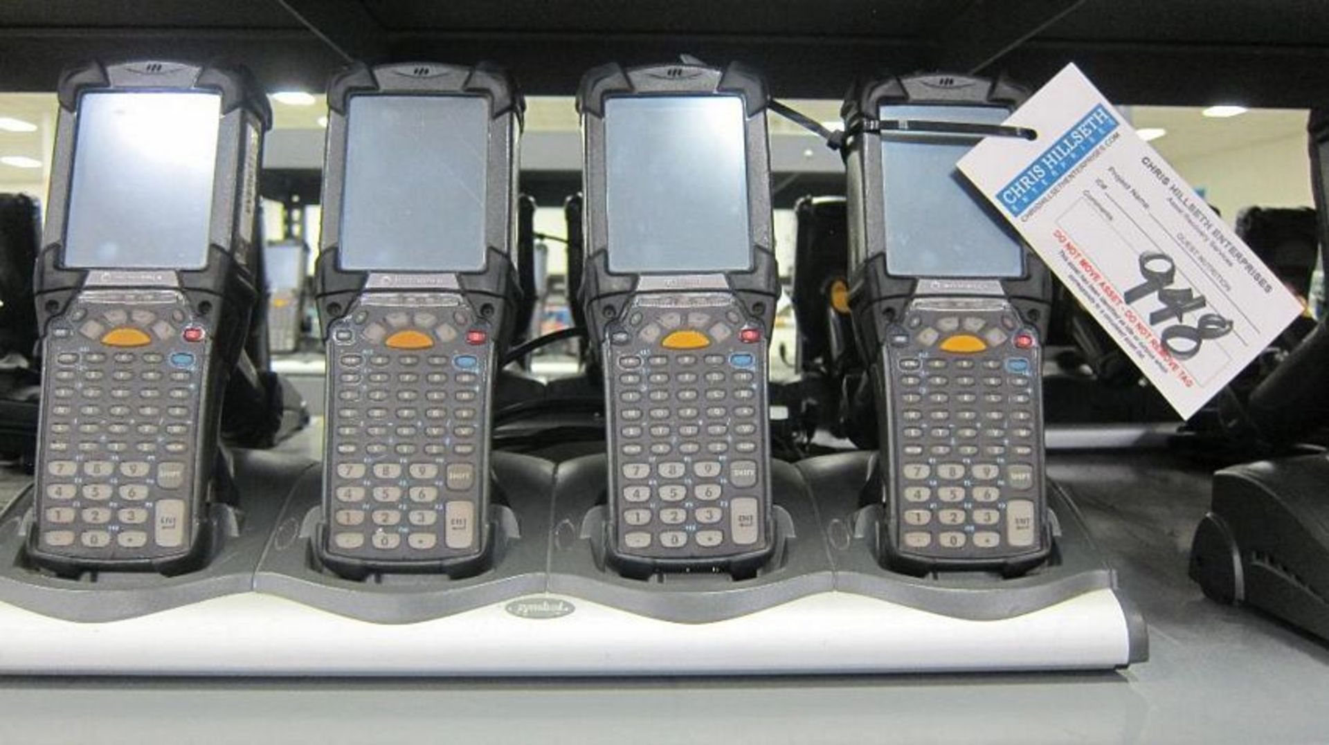 Motorola | 4 Barcode Scanners w/ Chargers | MODEL# MC9190 | SERIAL# | * Skidding and load out at