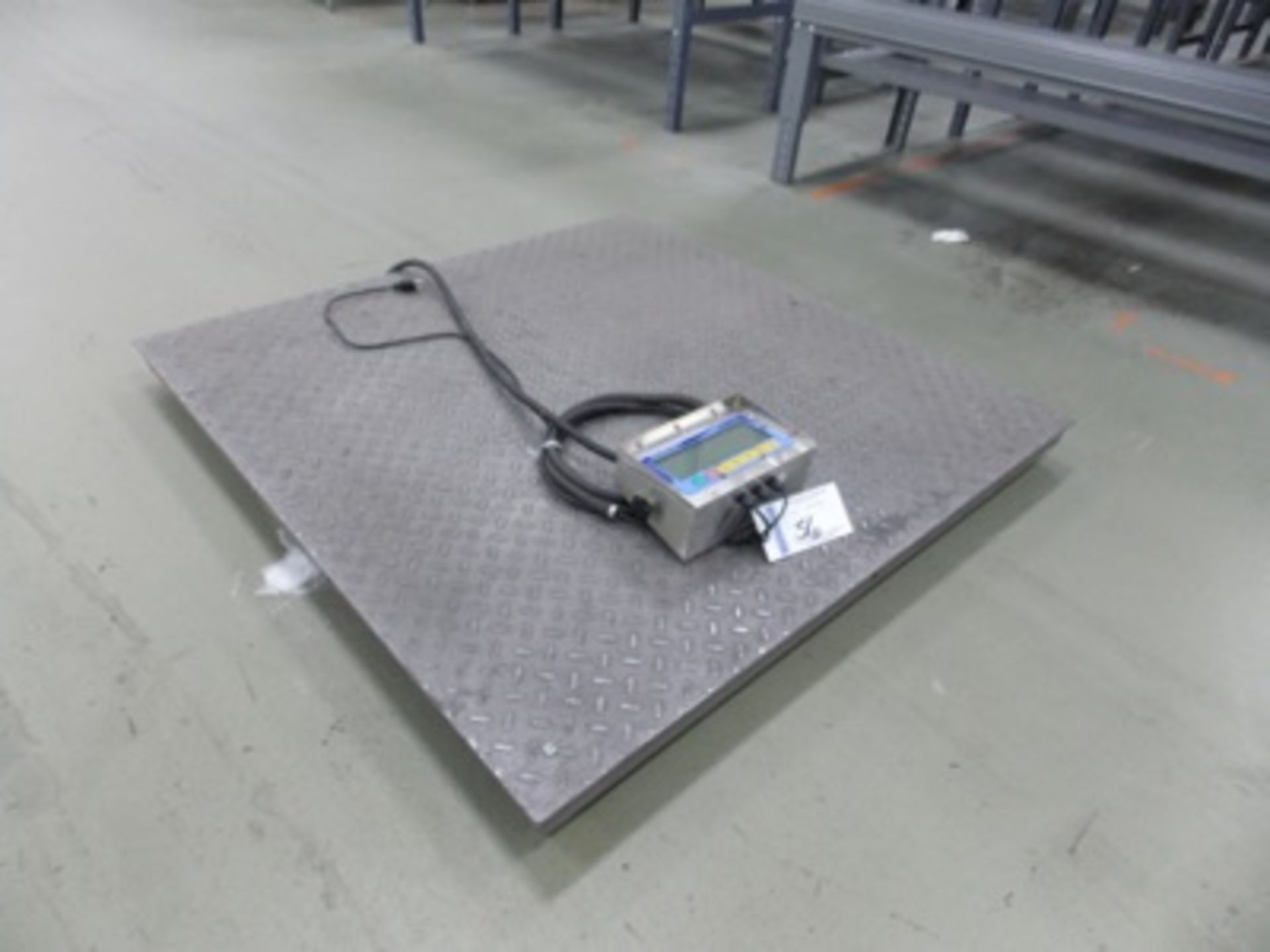 5000 Lb Scale | Digital Platform Scale, 4' x 4', 5,000lb. Cap/ | MODEL# FB1100 | SERIAL# | *