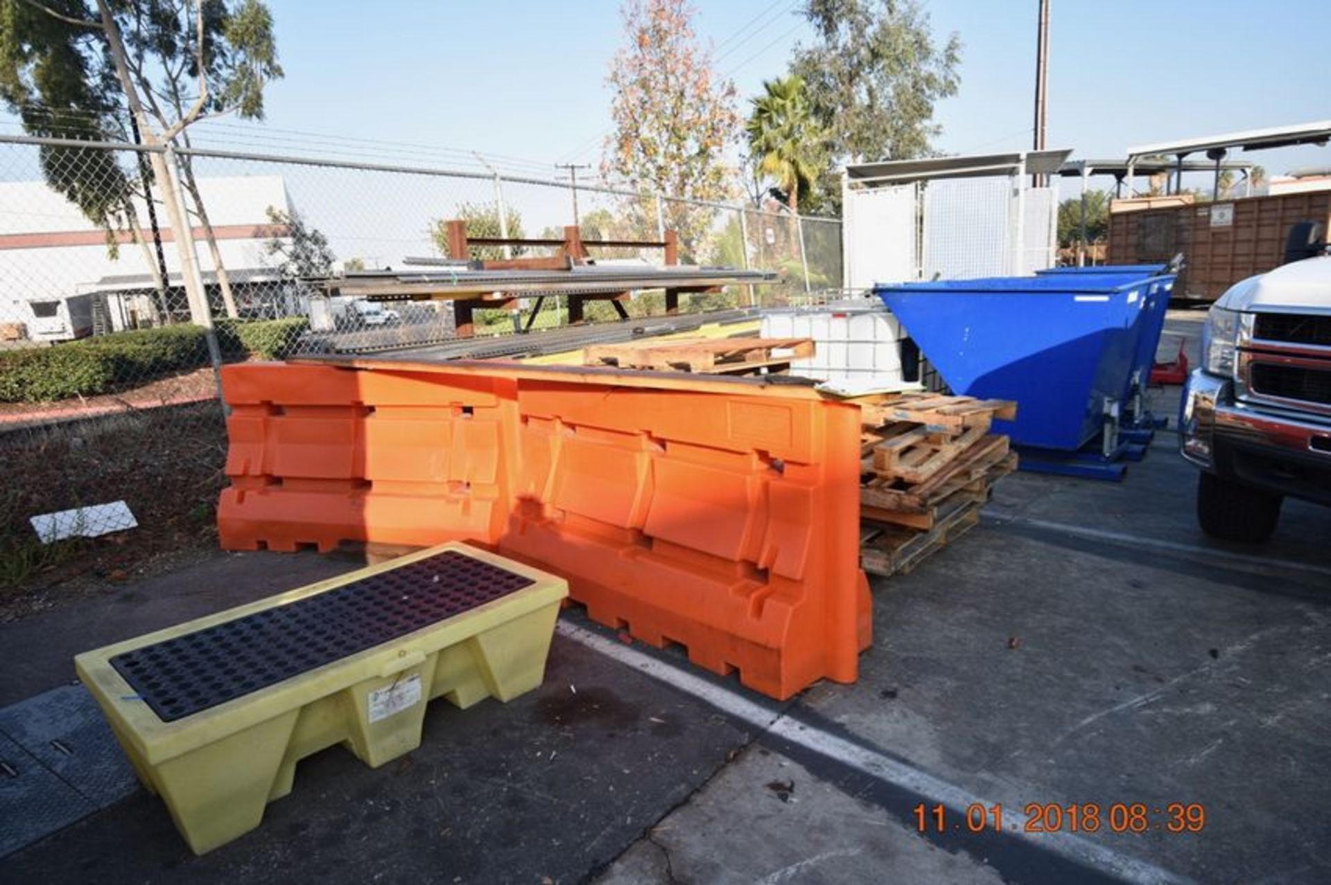| Amorcast water filled barrier x2 | MODEL# | SERIAL# | * Skidding and load out at market rate will