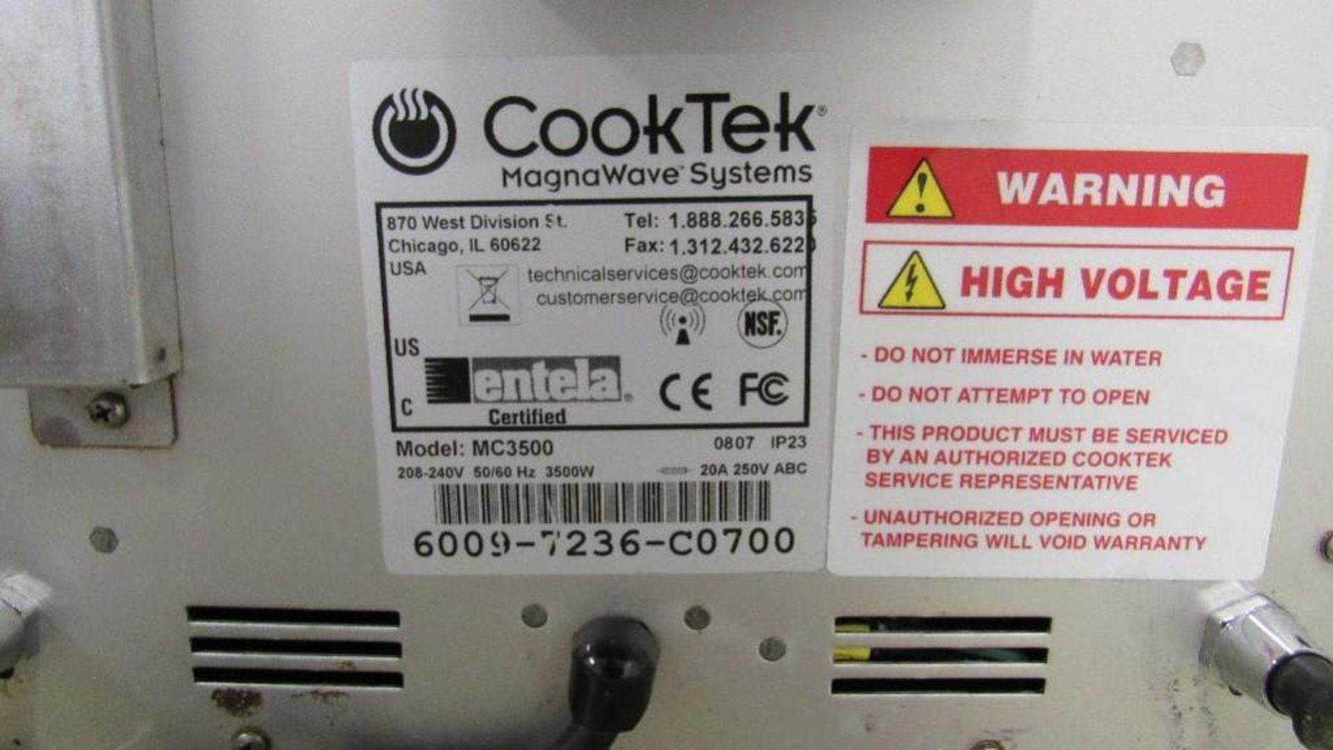 Cooktek Commercial Cooktop - Image 7 of 7