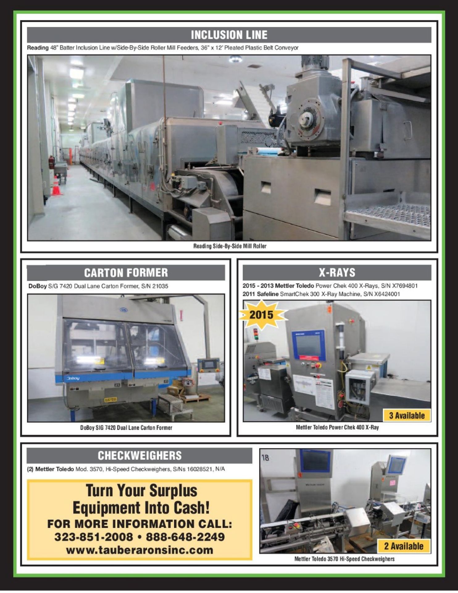 THIS AUCTION IS IN CONJUNCTION WITH TAUBER-ARONS INC. - CLICK HERE FOR BROCHURE. - Image 4 of 6