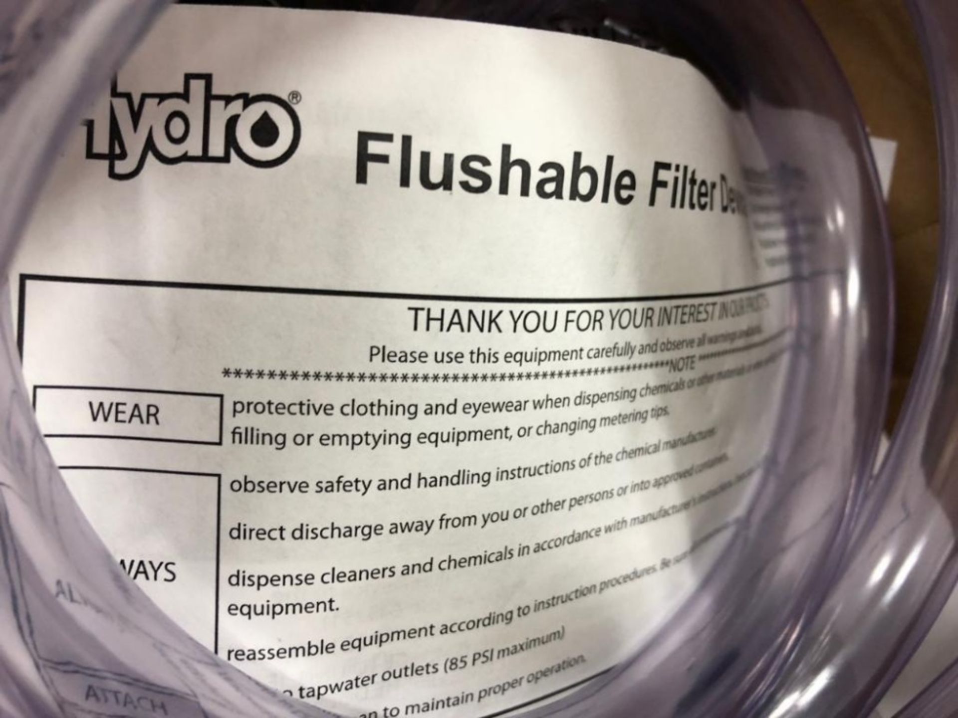 Ninteen (19) Hydro Systems flushable filters - Image 2 of 2