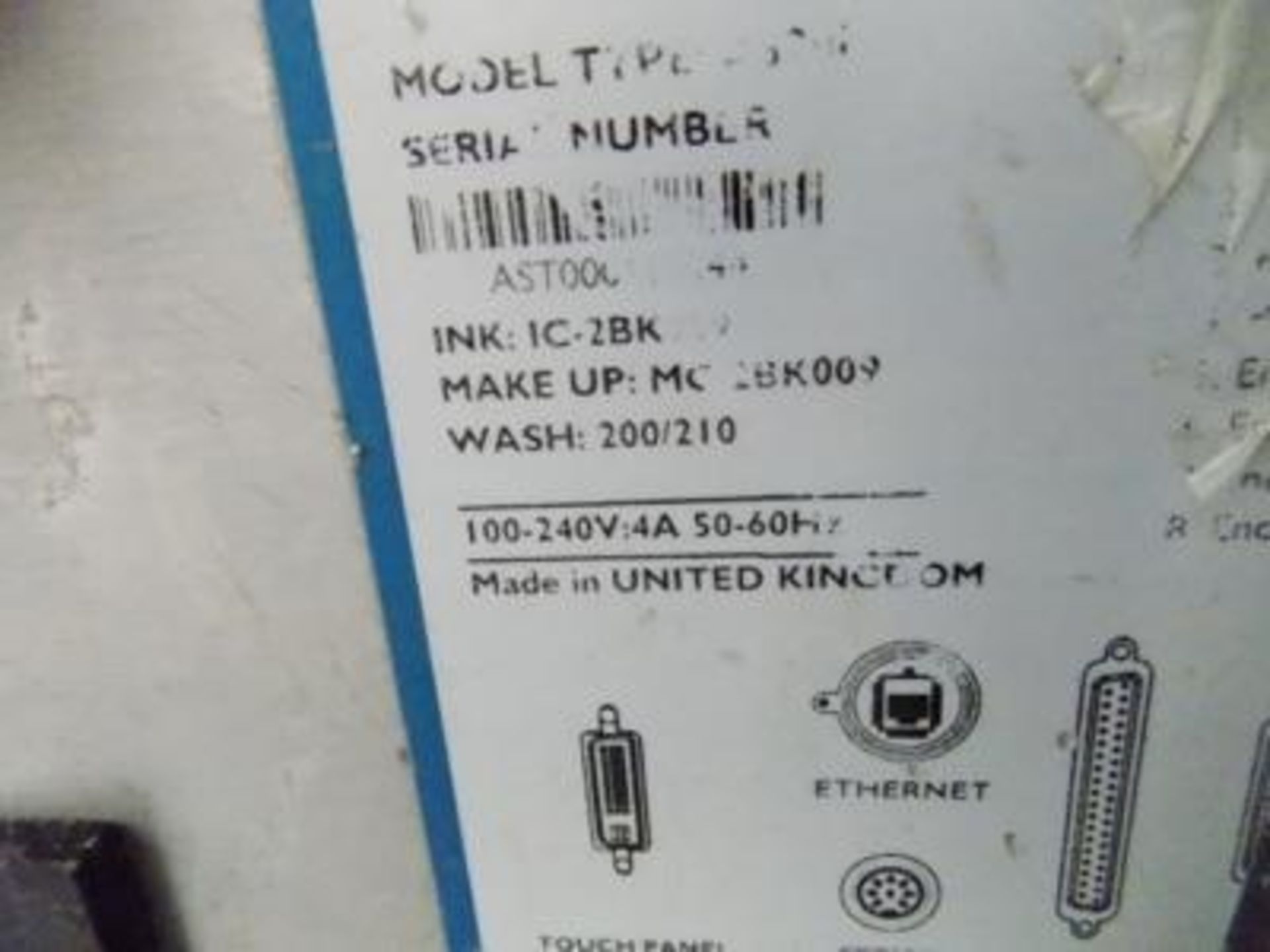 Domino ink jet coder - MODEL# A520i - Serial # not available. - Image 2 of 2