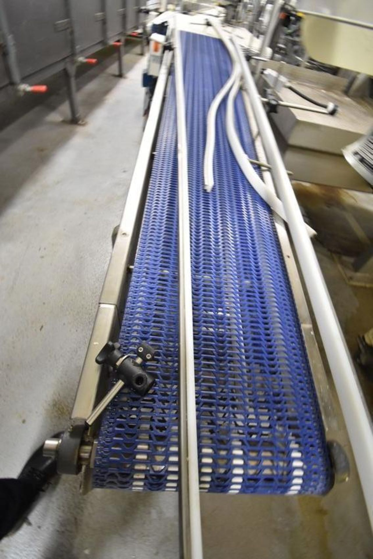 Stainless Transfer conveyor. Plastic Belt - Image 2 of 2