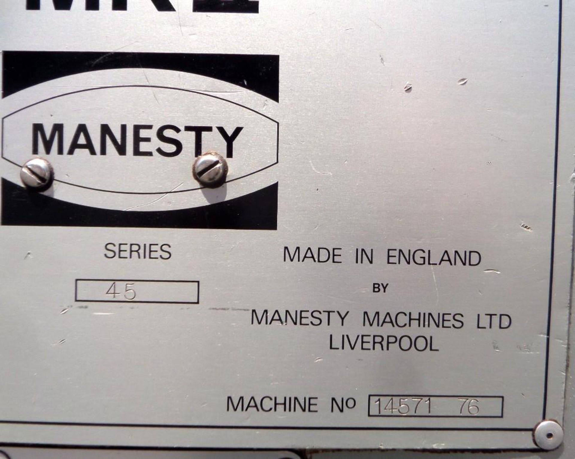 Manesty Mark II Rotapress - Image 6 of 13