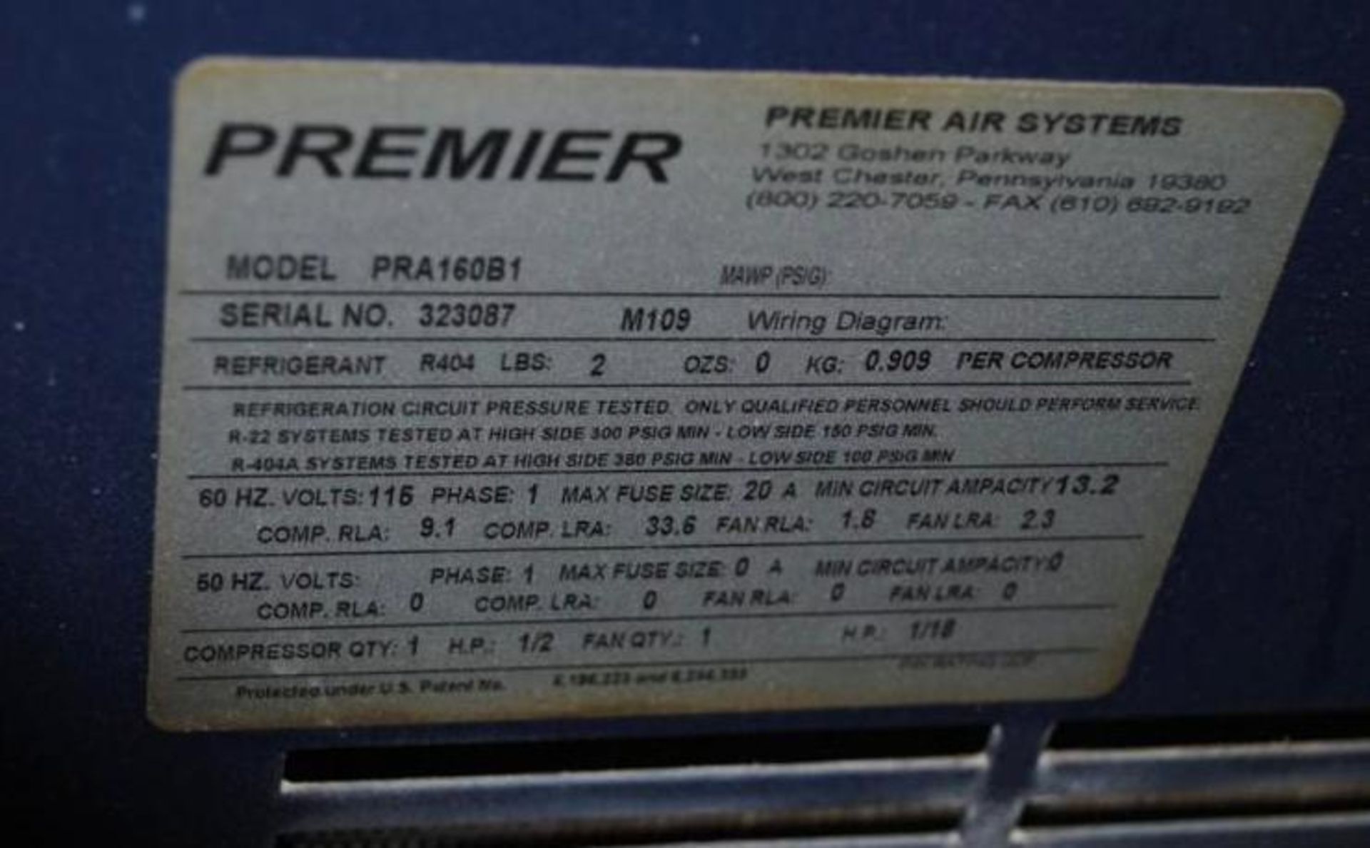 Premiere Systems Air Dryer - Image 2 of 2