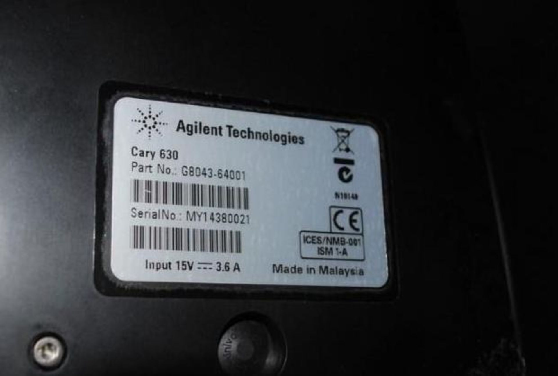 Agilent Cary 630 Spectrometer - Image 7 of 7