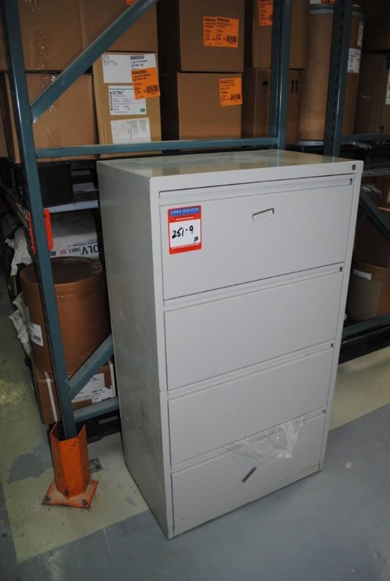 Desk, Cabinets and Table - Image 5 of 6