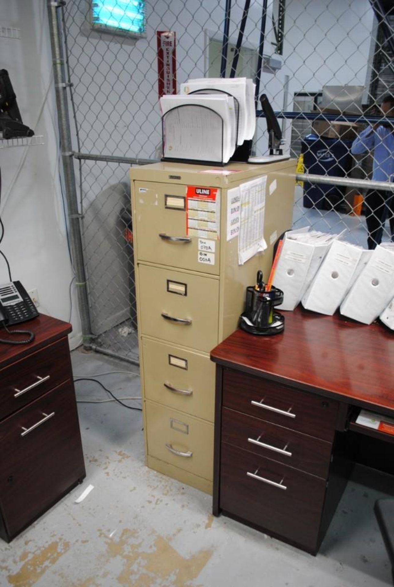 Two Desks and File Cabinets - Image 2 of 7