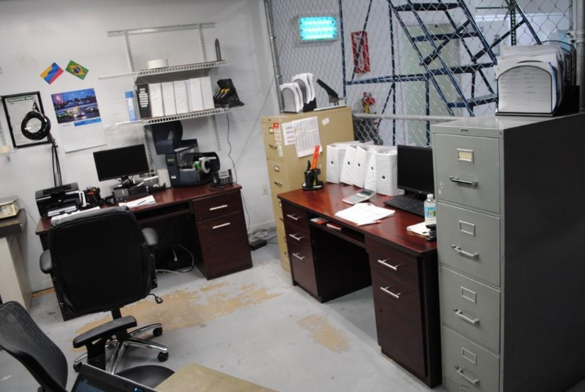 Two Desks and File Cabinets - Image 6 of 7