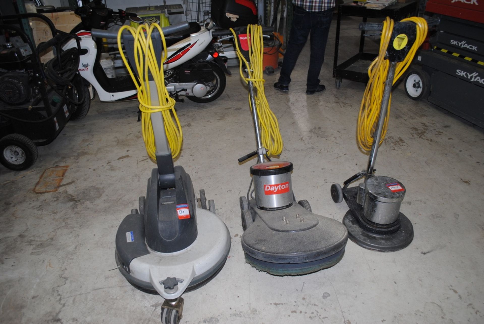 Three Floor Scrubbers/Polishers