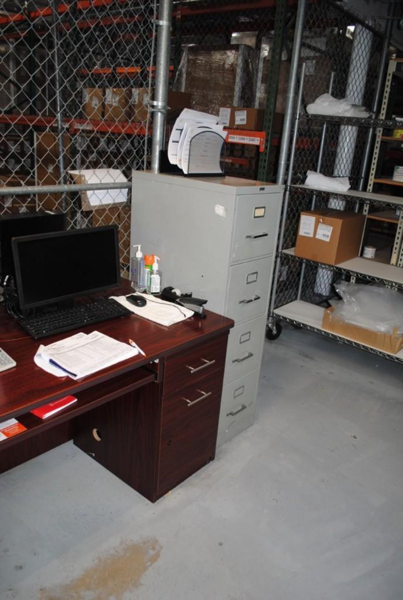 Two Desks and File Cabinets - Image 4 of 7