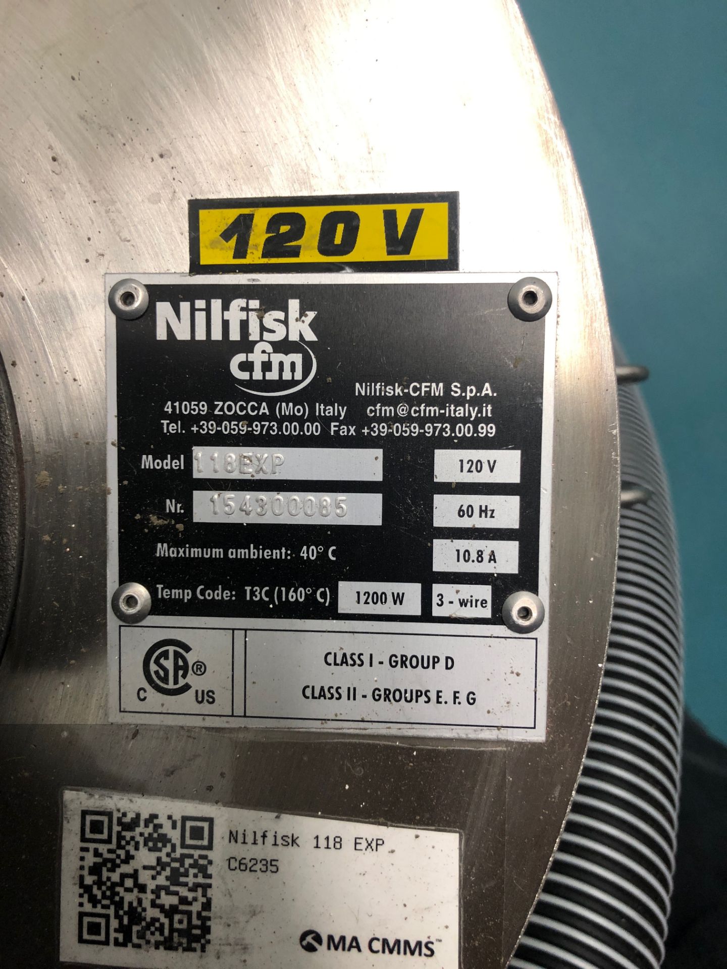 NilFisk 118 EXP Hepa Vacuum - Image 4 of 6