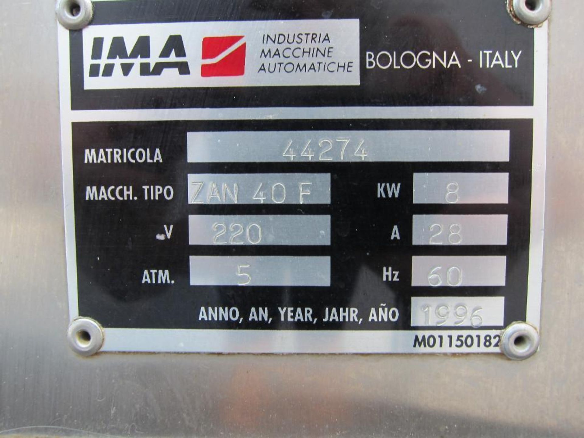 IMA Automatic Capsule Filler - Image 5 of 6