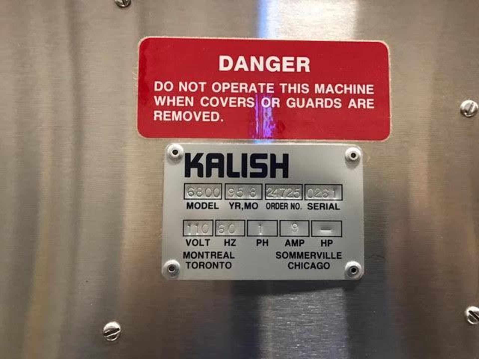 Kalish Monoblock Packaging Line for Tablets and Capsules - Image 49 of 51