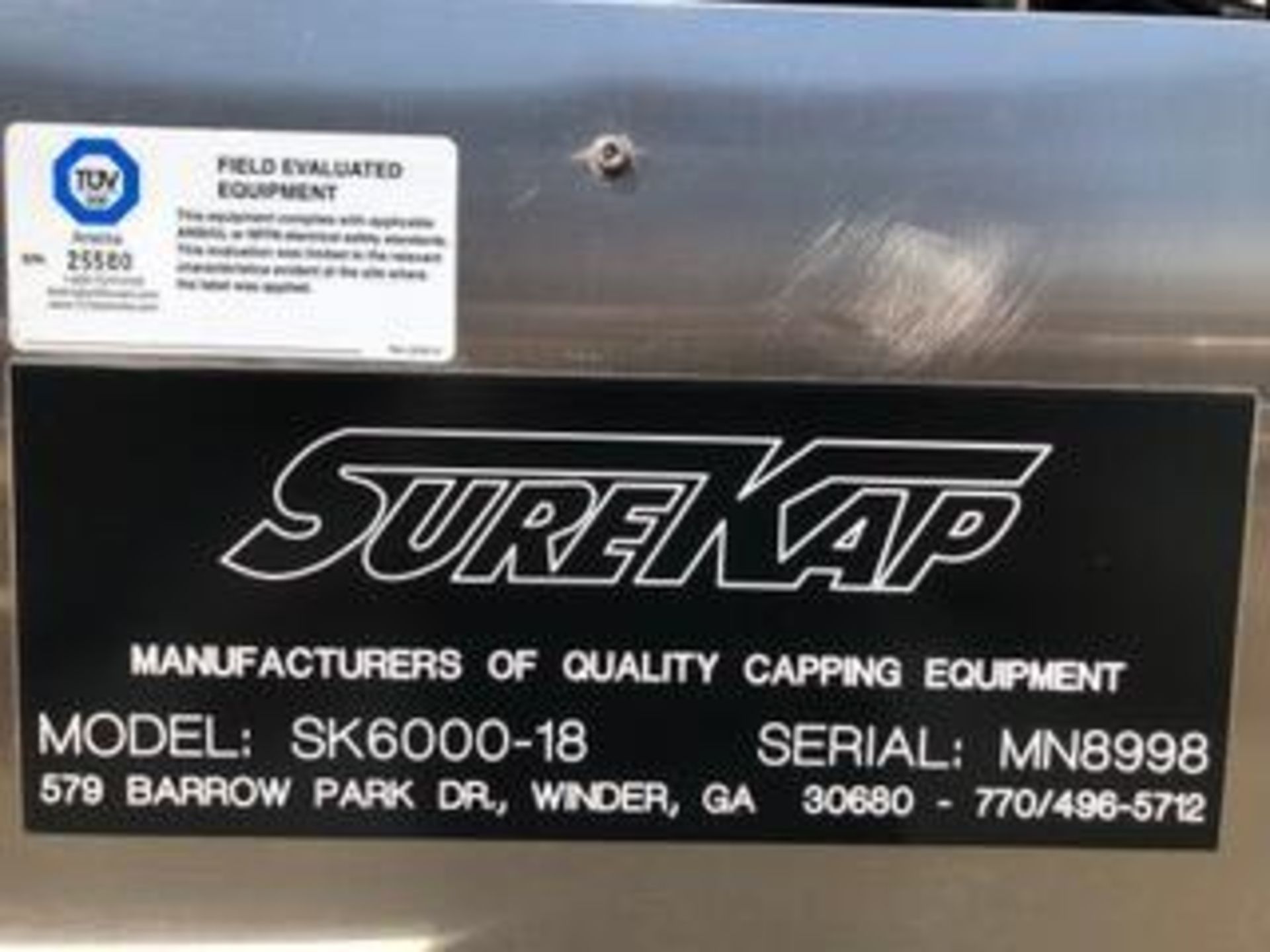 Sure-Kap In-Line Labeler - Image 3 of 4