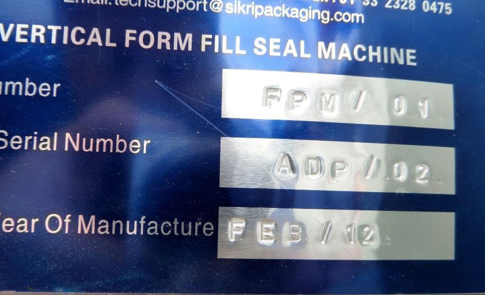 Vertical Form Fill Seal Machine Printer - Image 4 of 7
