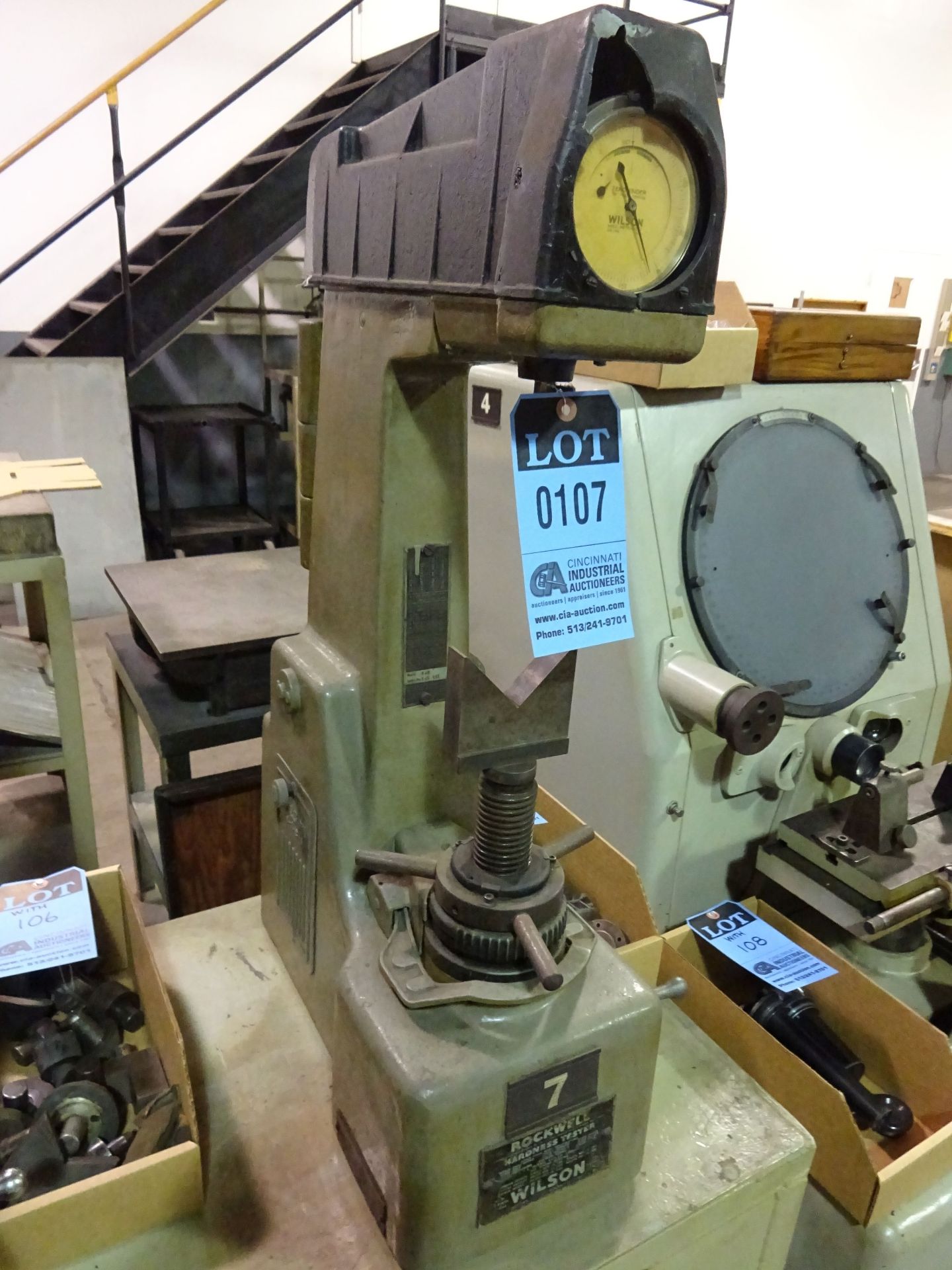 ROCKWELL MODEL 4JR HARDNESS TESTER