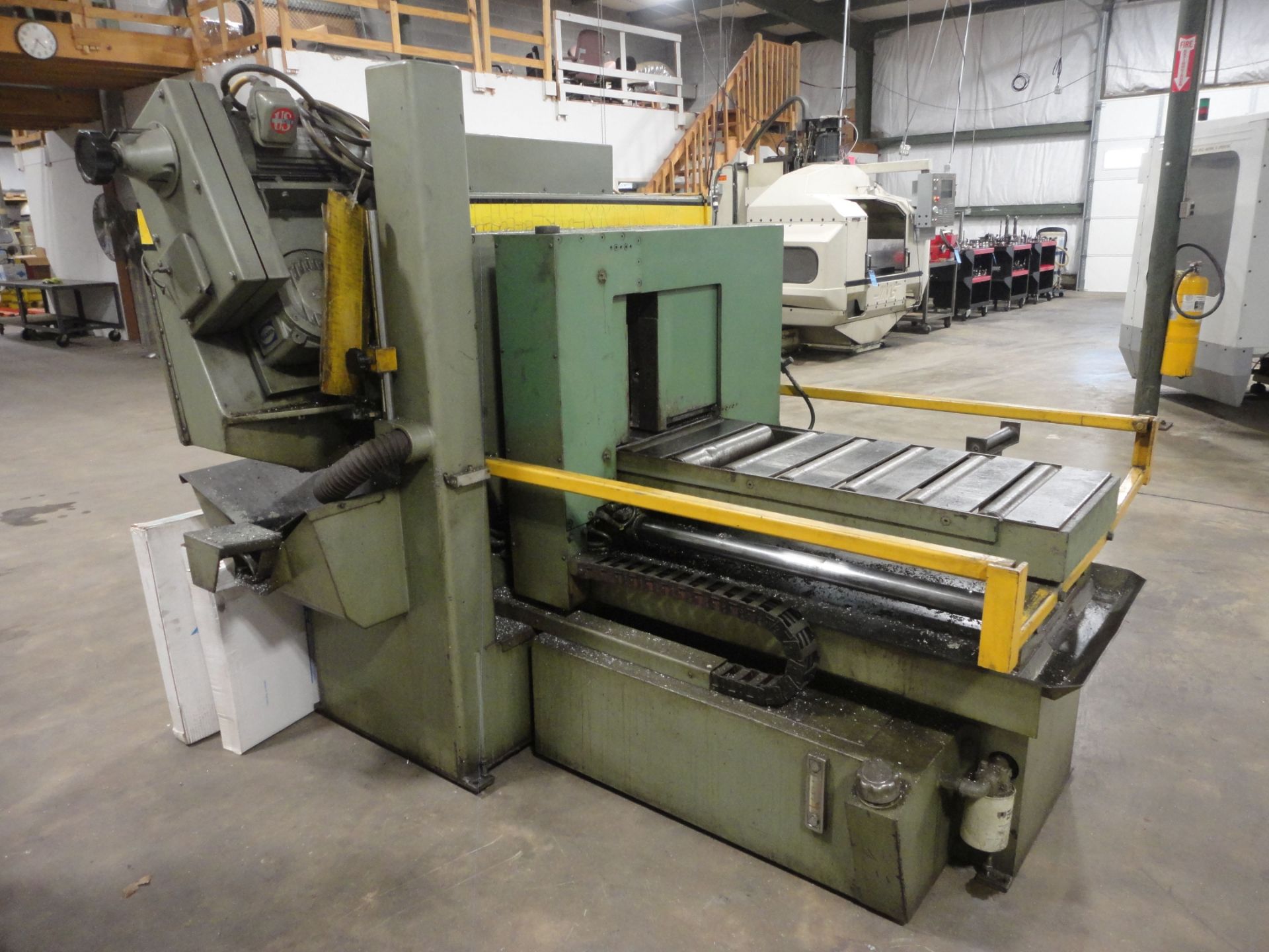 12" X 12" HYD-MECH MODEL H-12A AUTOMATIC HORIZONTAL BAND SAW; S/N A694231H - Image 4 of 10