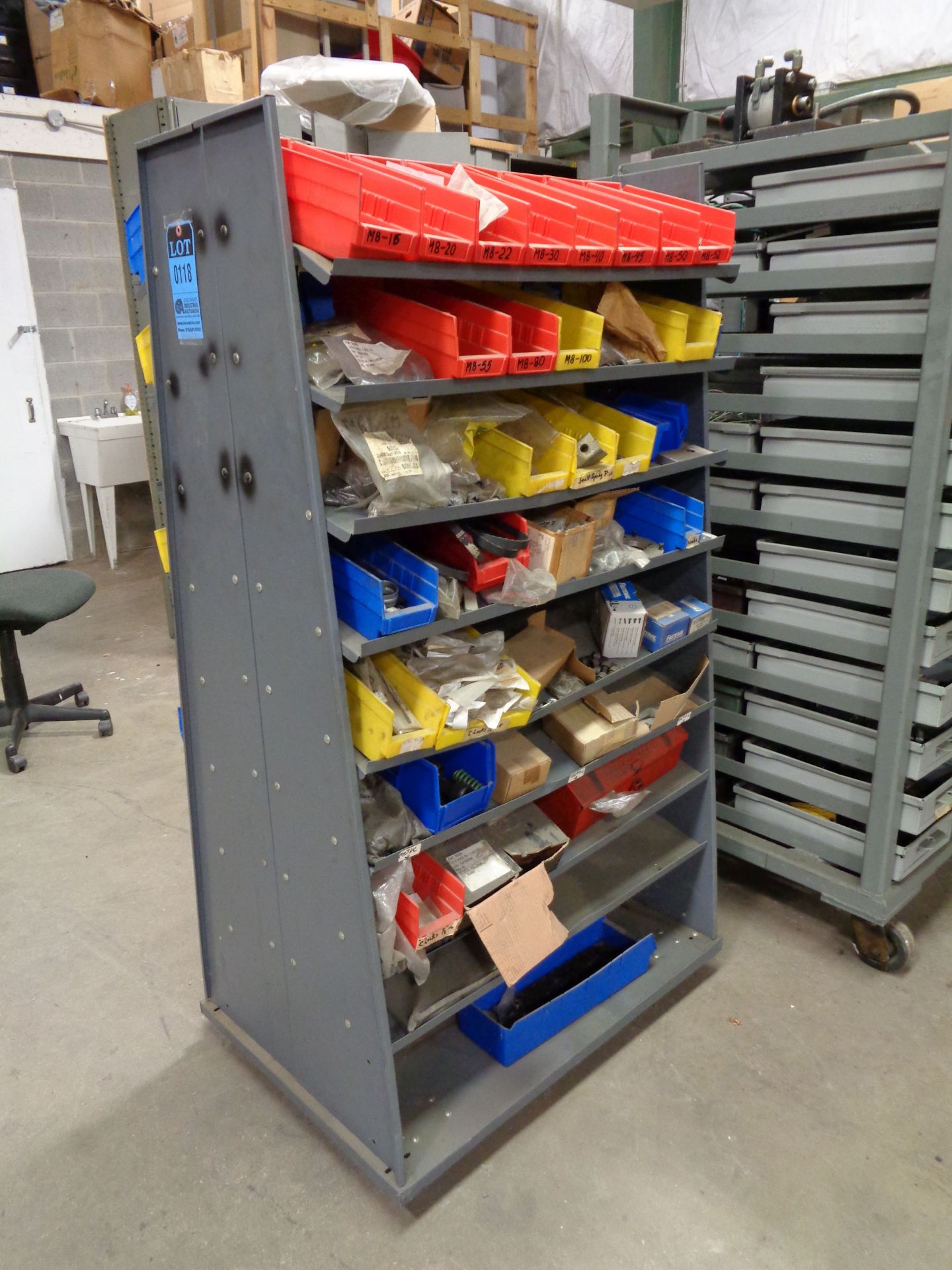 DOUBLE SIDED PORTABLE BIN PICK CART WITH HARDWARE - Image 2 of 2