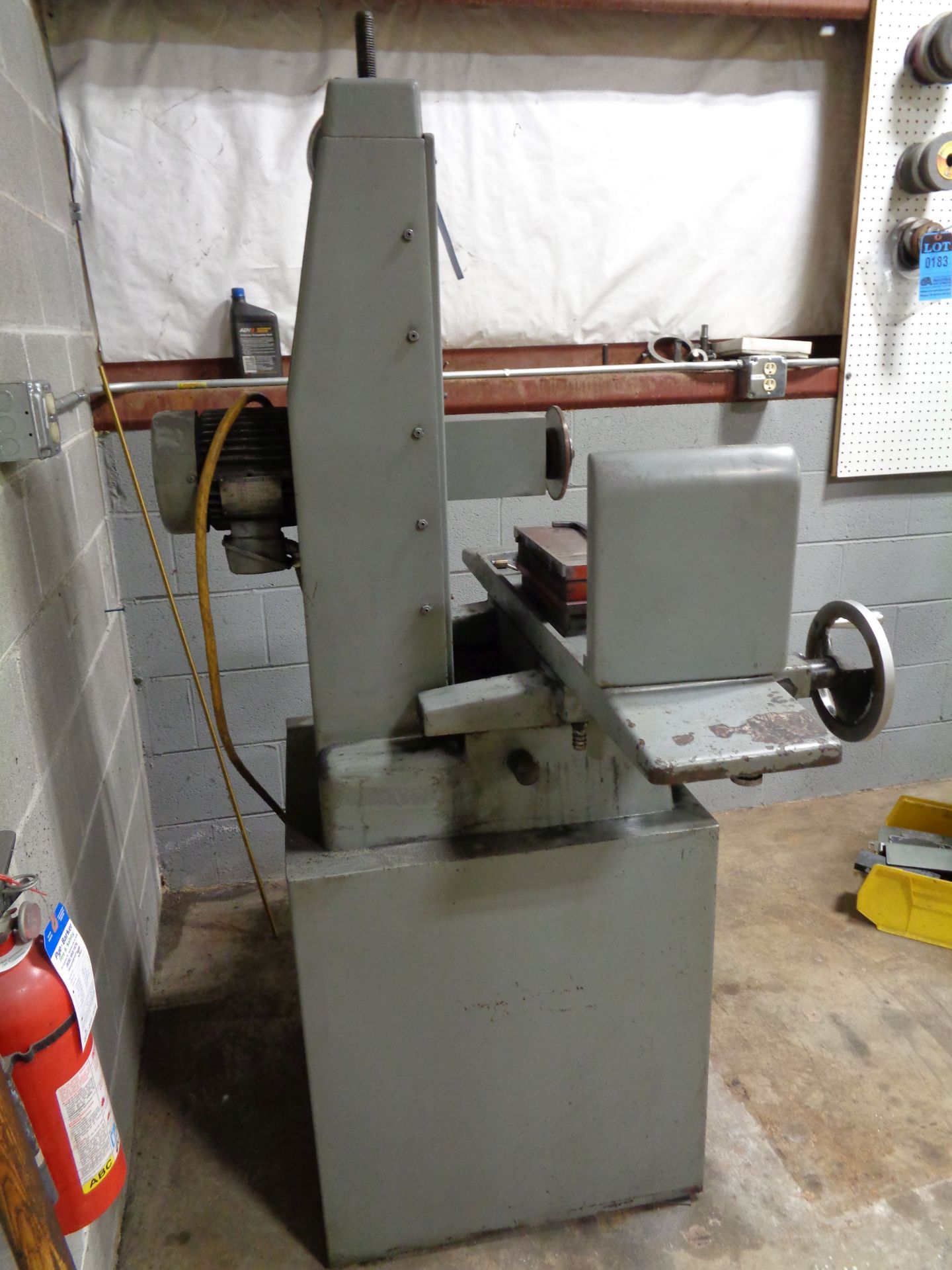 6" X 12" MFG UNKNOWN HAND FEED SURFACE GRINDER; S/N 61523 - Image 2 of 5