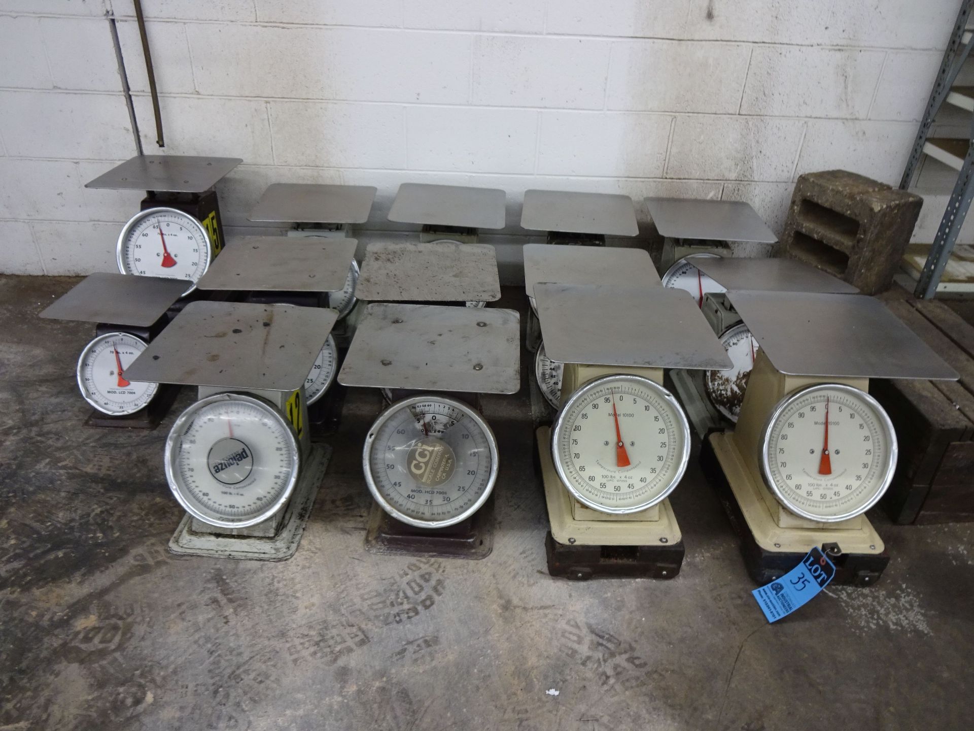 70 LB. AND 100 LB. DIAL SCALES