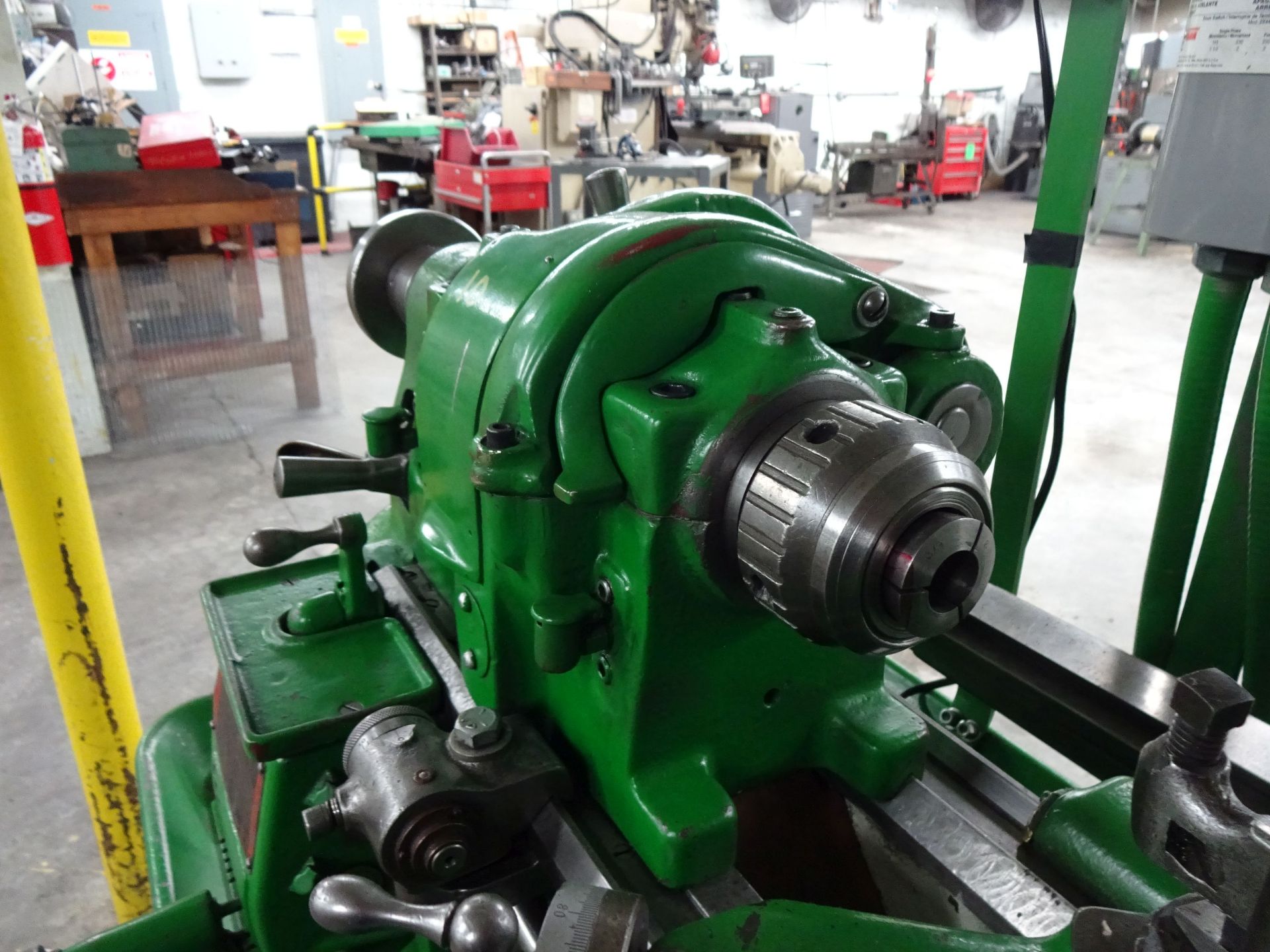 10" X 30" SOUTH BEND ENGINE LATHE; S/N 1036RKL8, COLLET CHUCK, STEADY REST, TOOLHOLDER - Image 3 of 7
