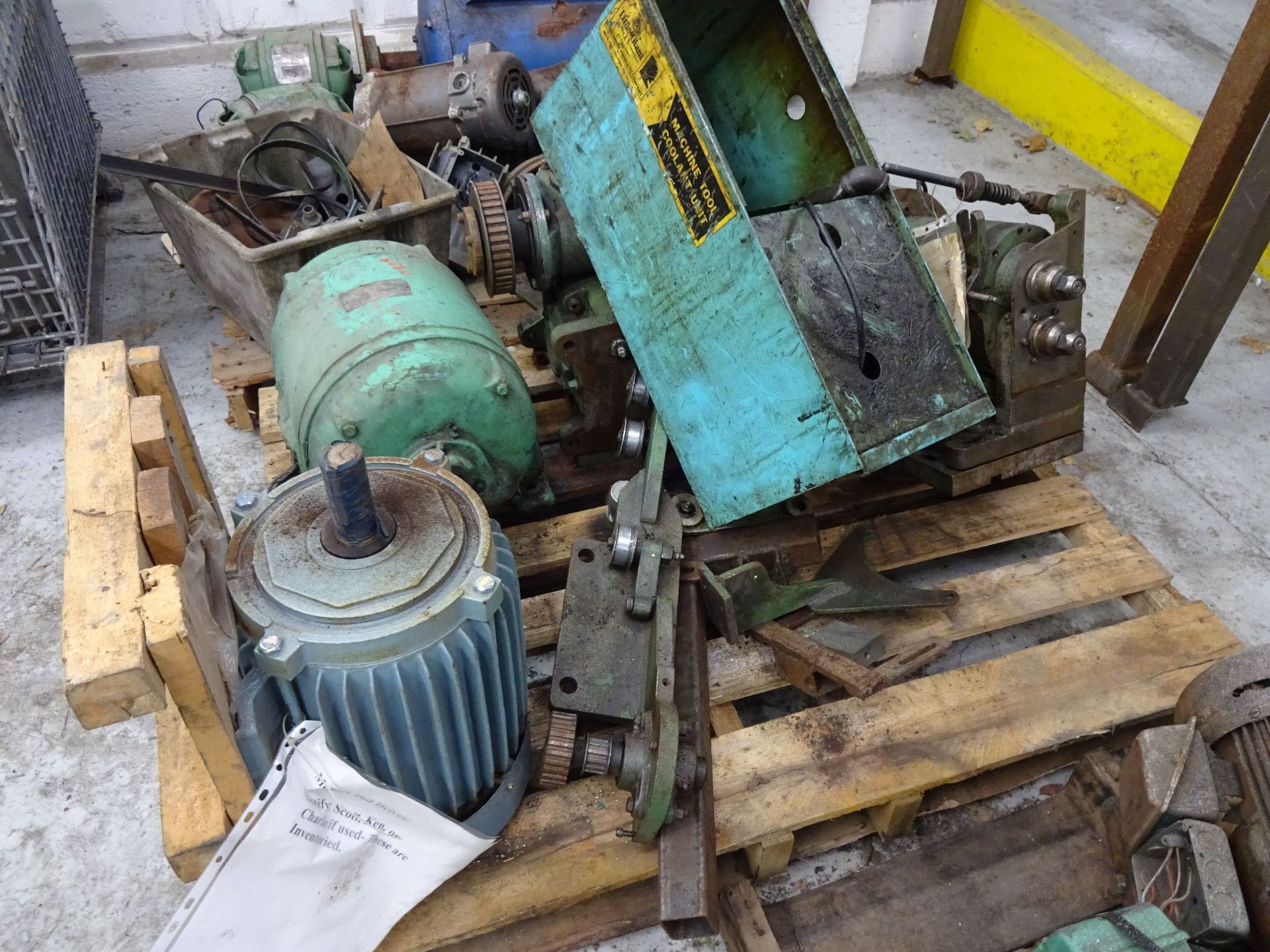 (LOT) (3) SKIDS USED MOTORS 3-10 HP - Image 3 of 4