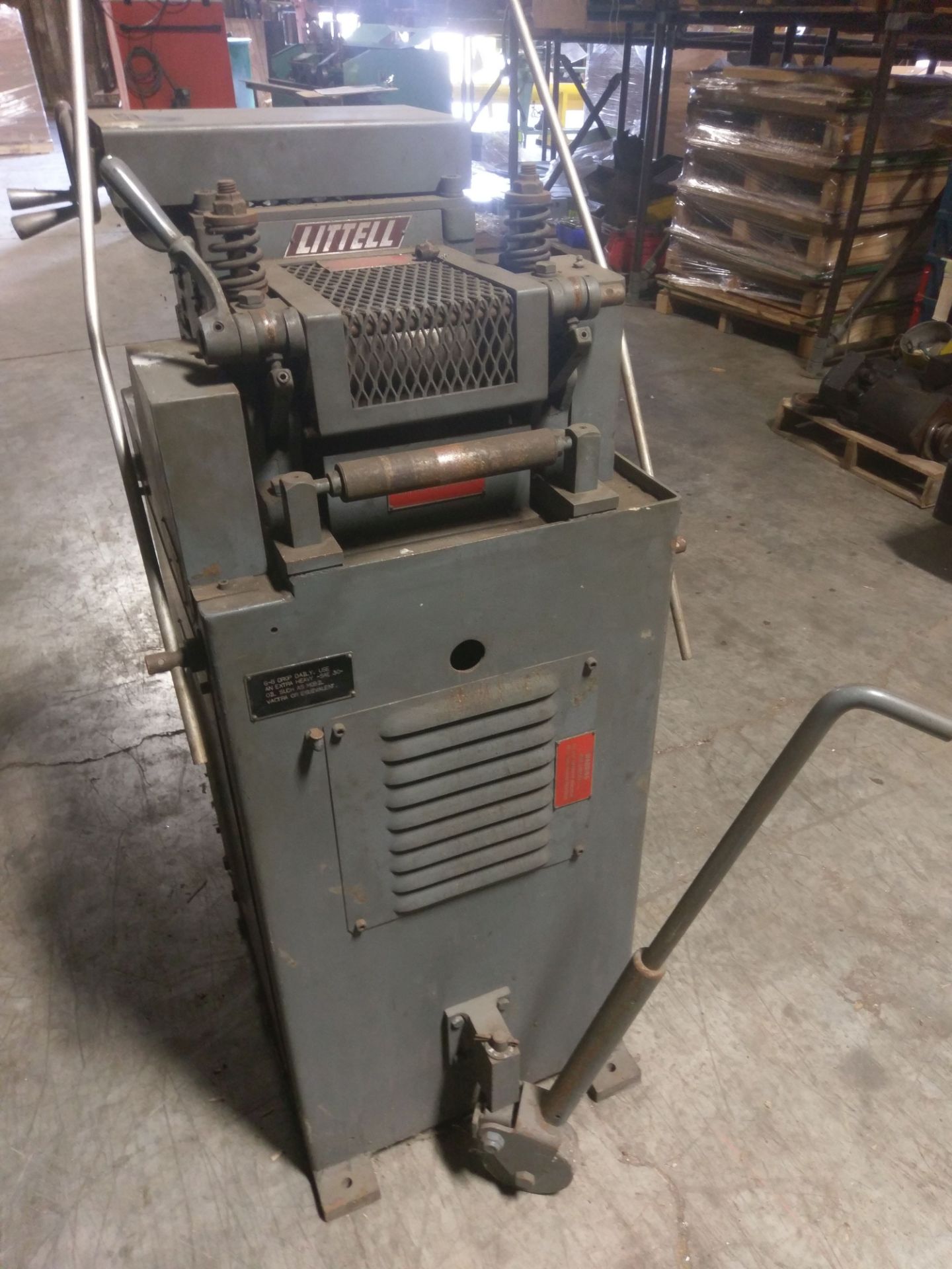8" WIDE LITTELL NO. 308 5PD CONTINUOUS STRAIGHTENING MACHINE; S/N 8302677, CAPACITY .062" X 8", - Image 3 of 4