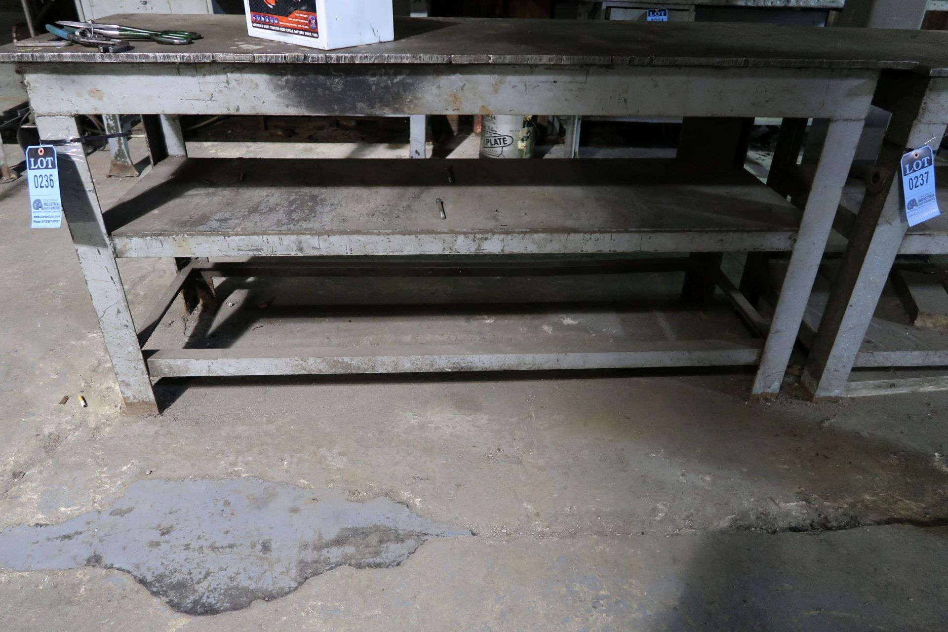 25" X 70" HD STEEL DIE REPAIR TABLE