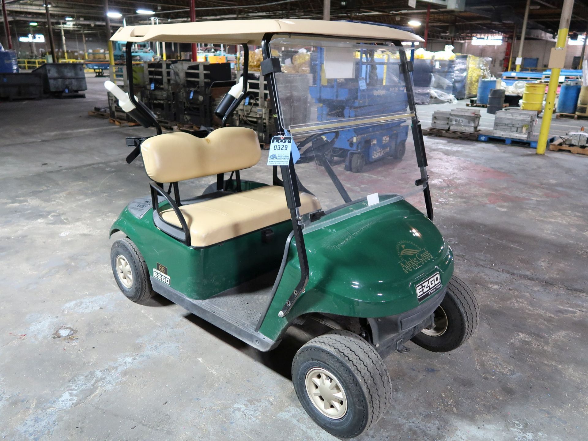 EZ-GO ELECTRIC GOLF CART WITH CHARGER, 48 VOLT