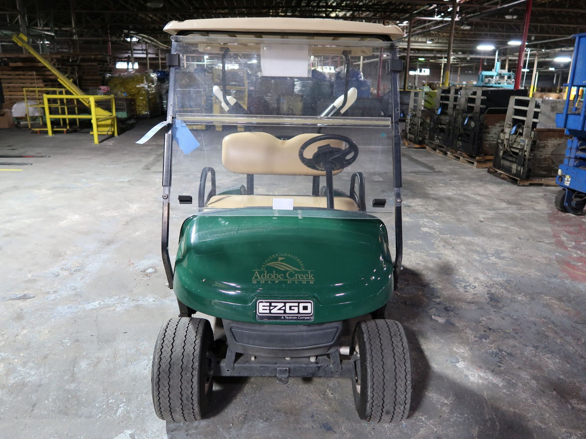 EZ-GO ELECTRIC GOLF CART WITH CHARGER, 48 VOLT - Image 8 of 10