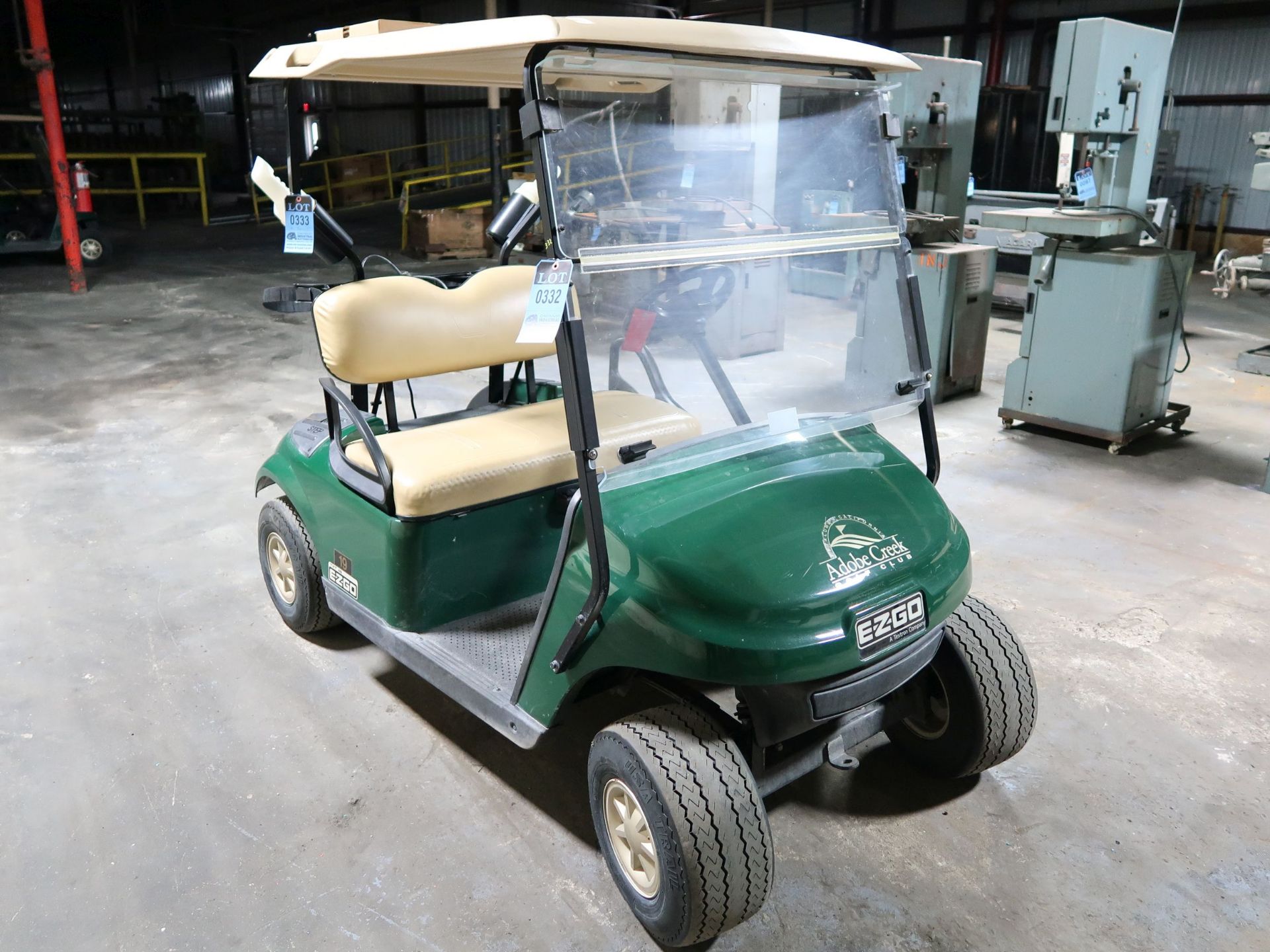 EZ-GO ELECTRIC GOLF CART WITH CHARGER, 48 VOLT