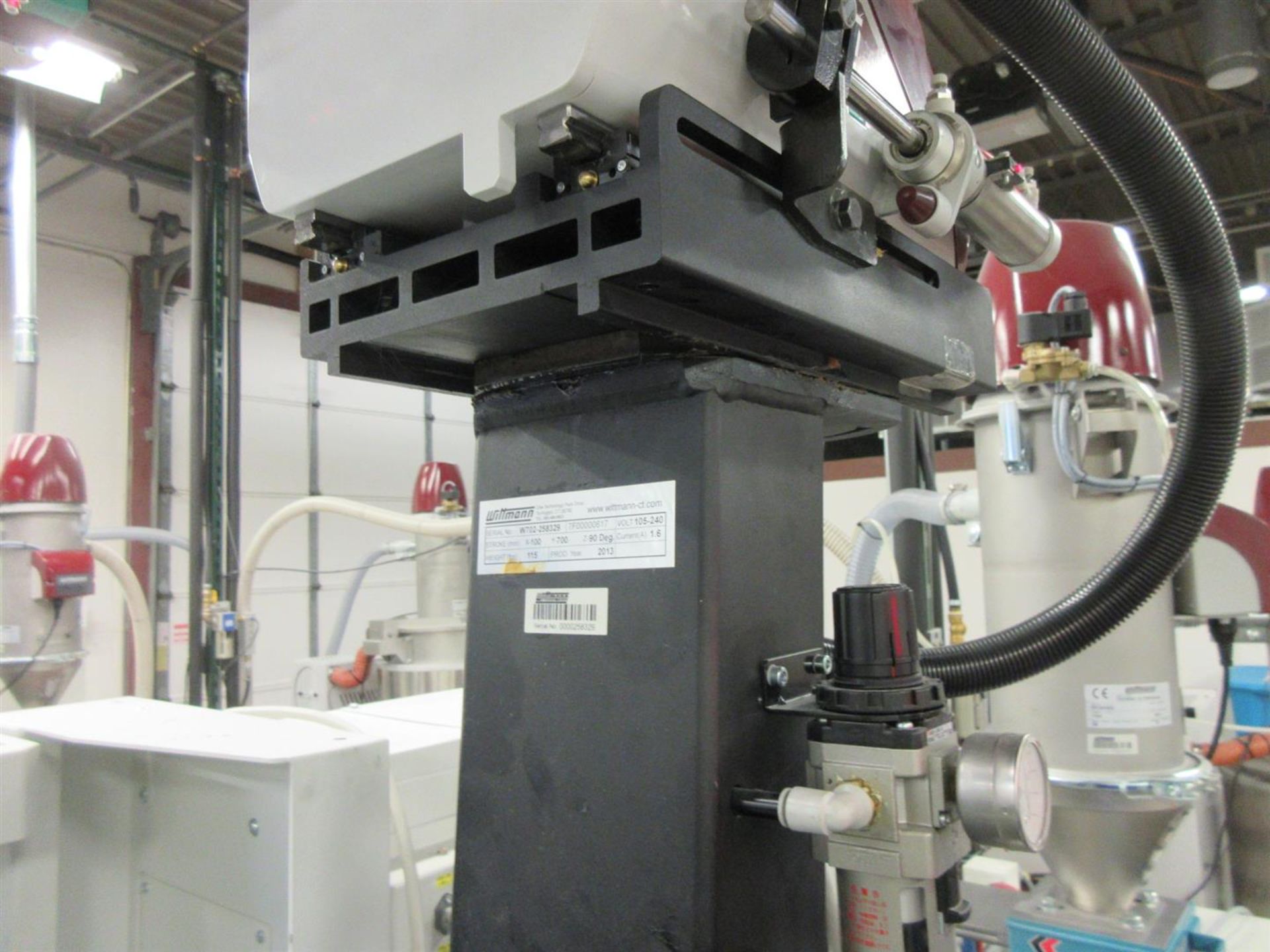 3 AXIS WITTMANN ROBOT, S/N W702-258329, X-100, Y-700, Z-90 DEGREE, WITH TEACH BOX (NEW IN 2013) - Image 2 of 3