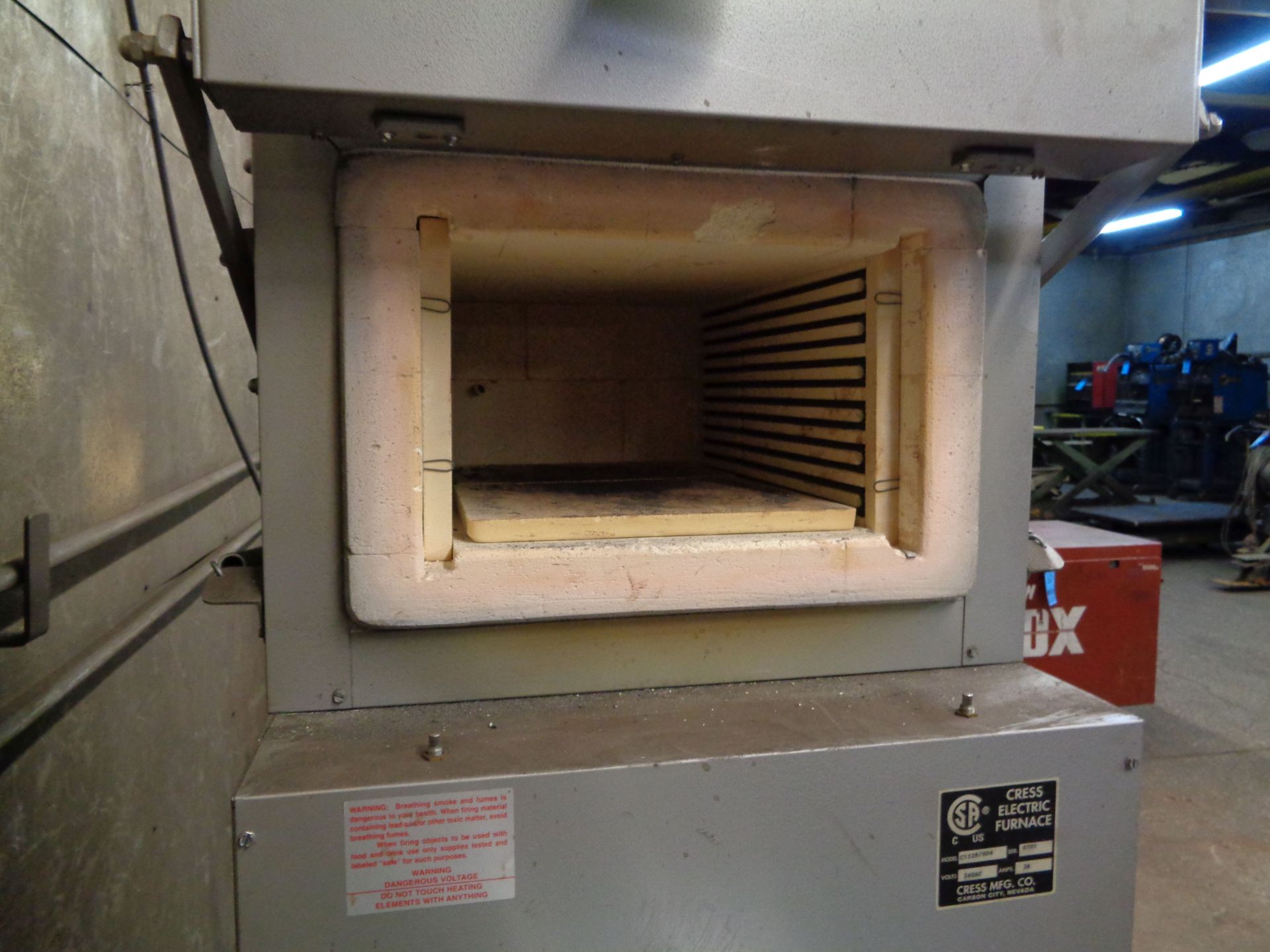 CRESS ELECTRIC FURNACE MODEL C1228/SD4 ELECTRIC HEAT TREAT FURNACE; S/N 0701 - Image 2 of 3