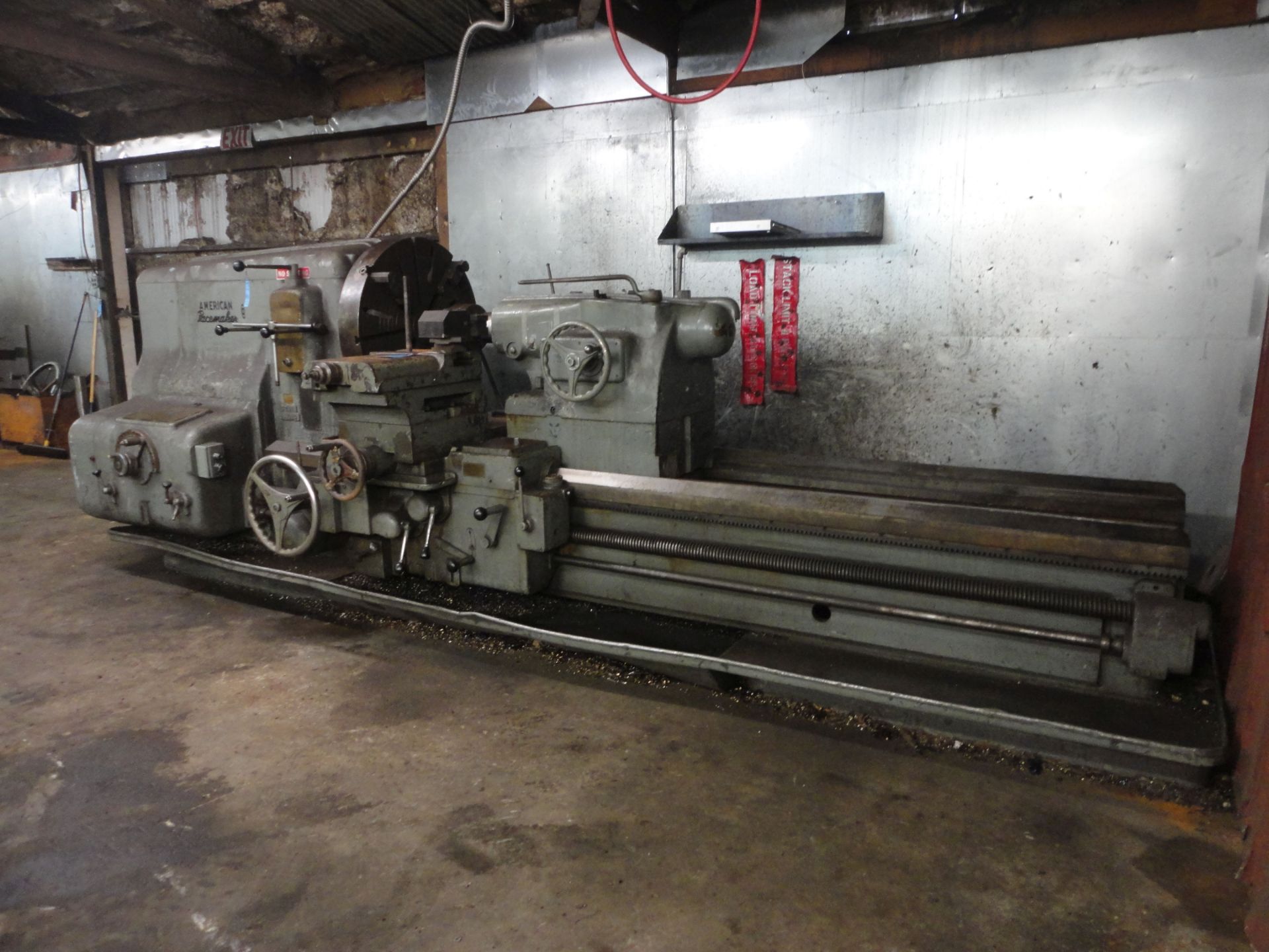 46" X 84" AMERICAN PACEMAKER ENGINE LATHE; S/N N/A, 46" SWING OVER BED, 30" SWING OVER CROSS - Image 2 of 10