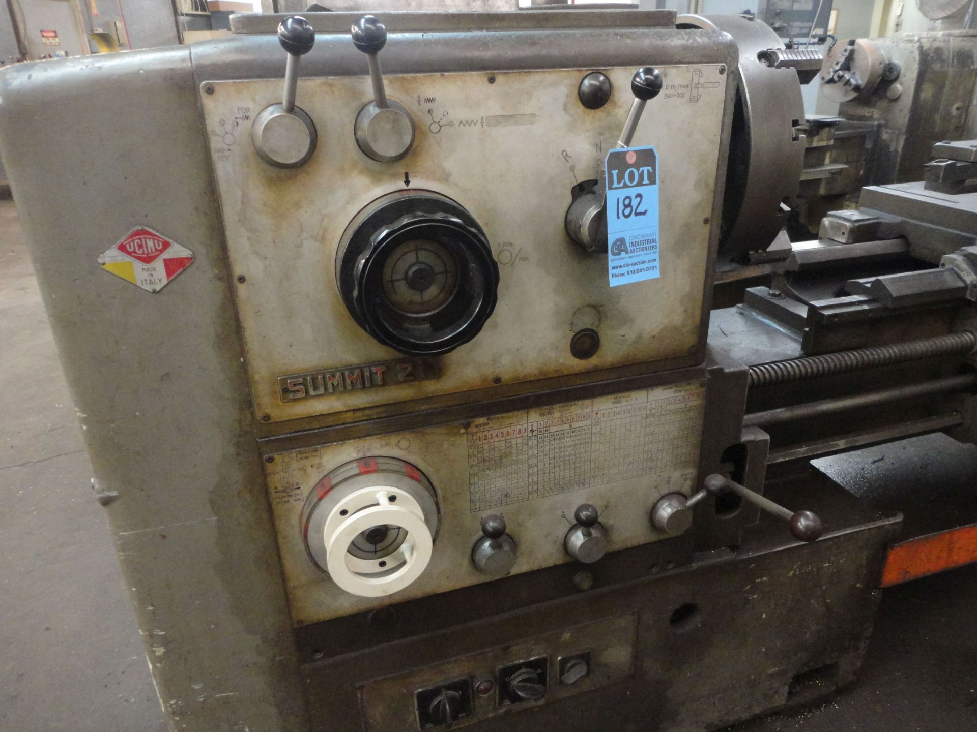 12"/21" X 60" SUMMIT MODEL 21 GAP BED ENGINE LATHE; S/N 43635 - Image 4 of 8