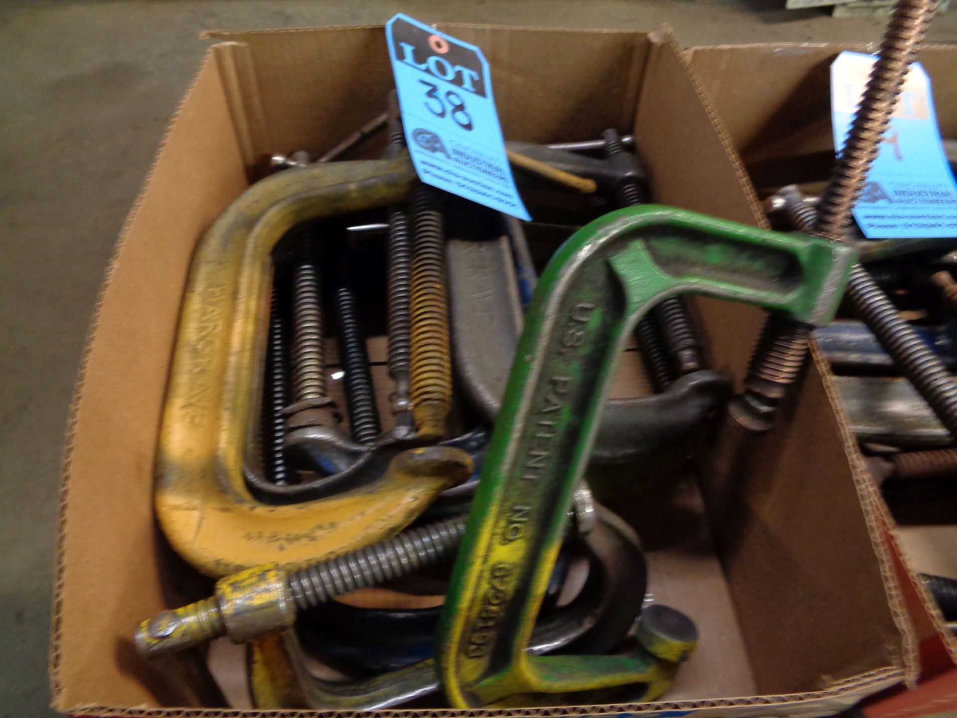 (LOT) MISC. SIZE C-CLAMPS