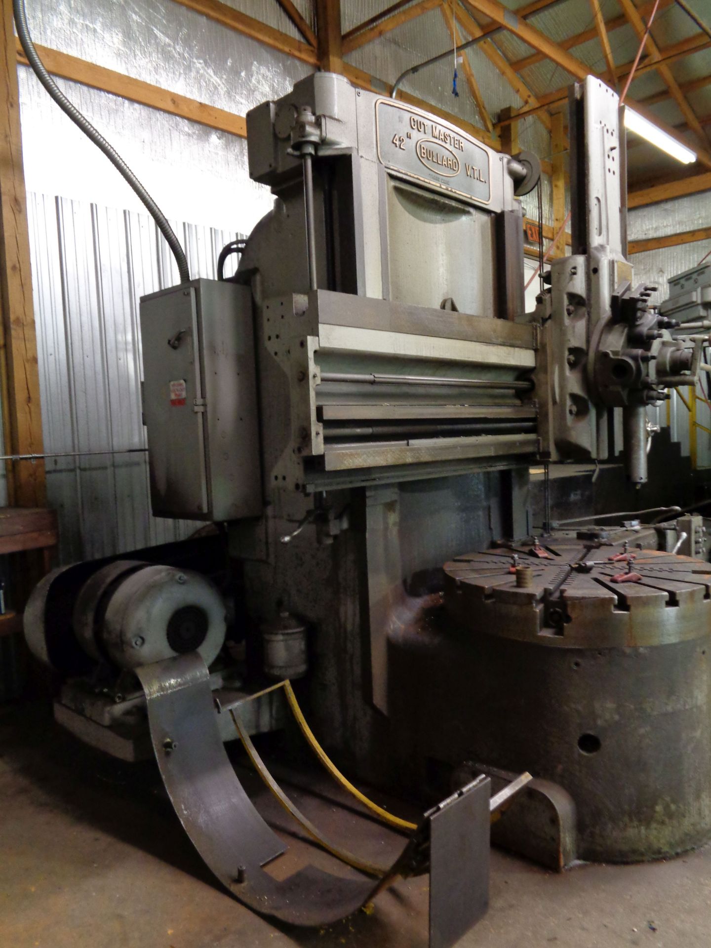 42" BULLARD CUTMASTER VERTICAL TURRET LATHE; S/N 29348, 42" FOUR-JAW CHUCK, 54" SWING, 4.1 - 150 - Image 3 of 10