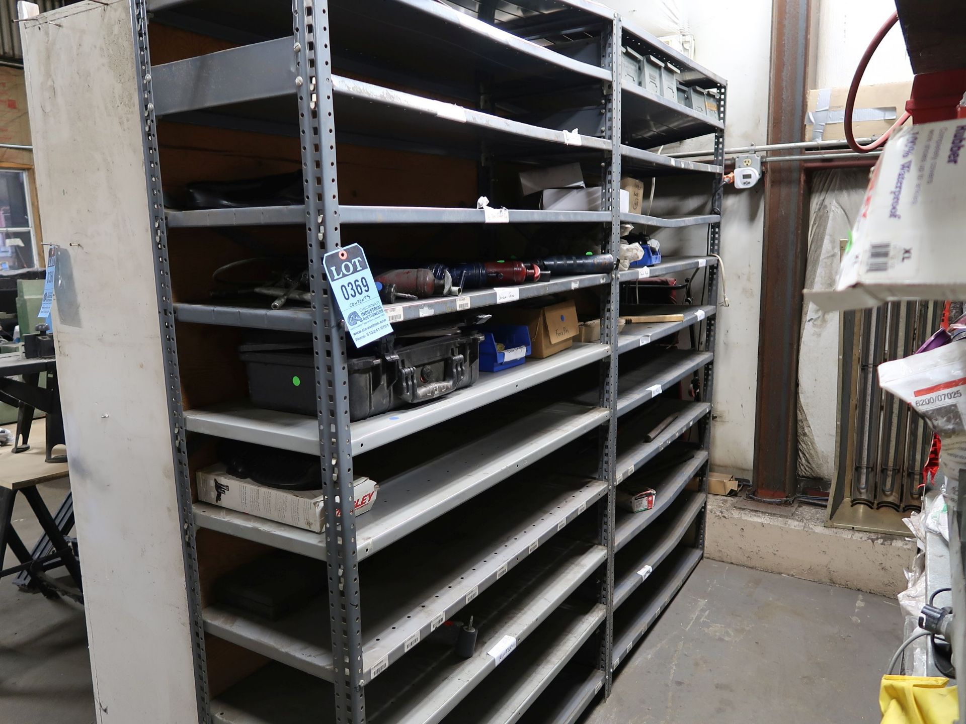 SECTIONS MISCELLANEOUS SIZE STEEL SHELVING **DELAY REMOVAL - PICK UP ON 4-17-2018** - Image 5 of 6