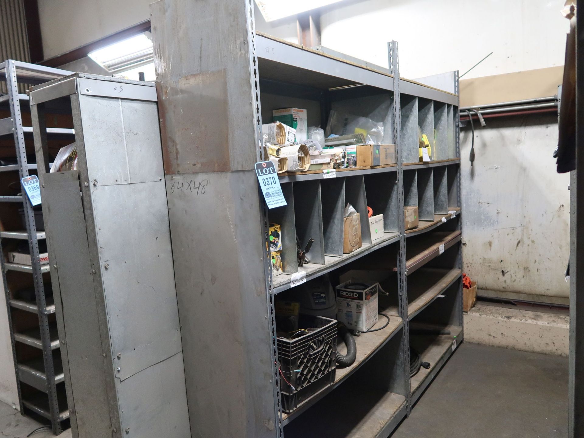 SECTIONS MISCELLANEOUS SIZE STEEL SHELVING **DELAY REMOVAL - PICK UP ON 4-17-2018** - Image 3 of 6