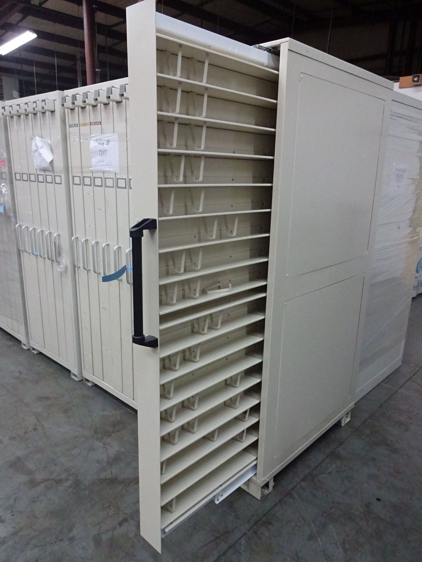 34" X 44" X 80" HIGH 6-DRAWER RUSS BASSETT VERTICAL OPTICAL MEDIA CABINET **LOCATED AT 6600 STOCKTON - Image 2 of 4