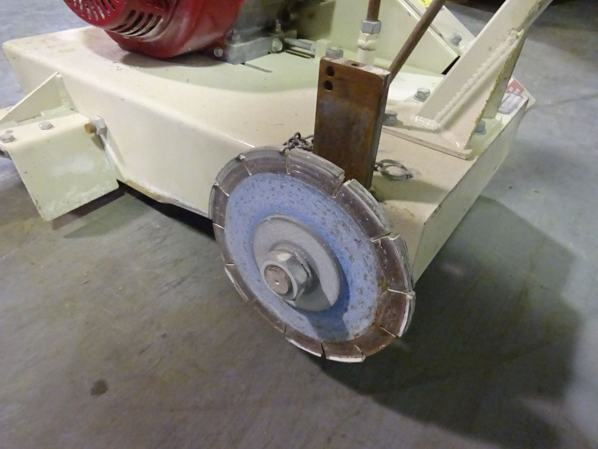 8" EDCO MODEL C10-11H GAS POWERED CRANK CHASING SAW; S/N 1498 **LOCATED AT 6600 STOCKTON ROAD, - Image 6 of 7