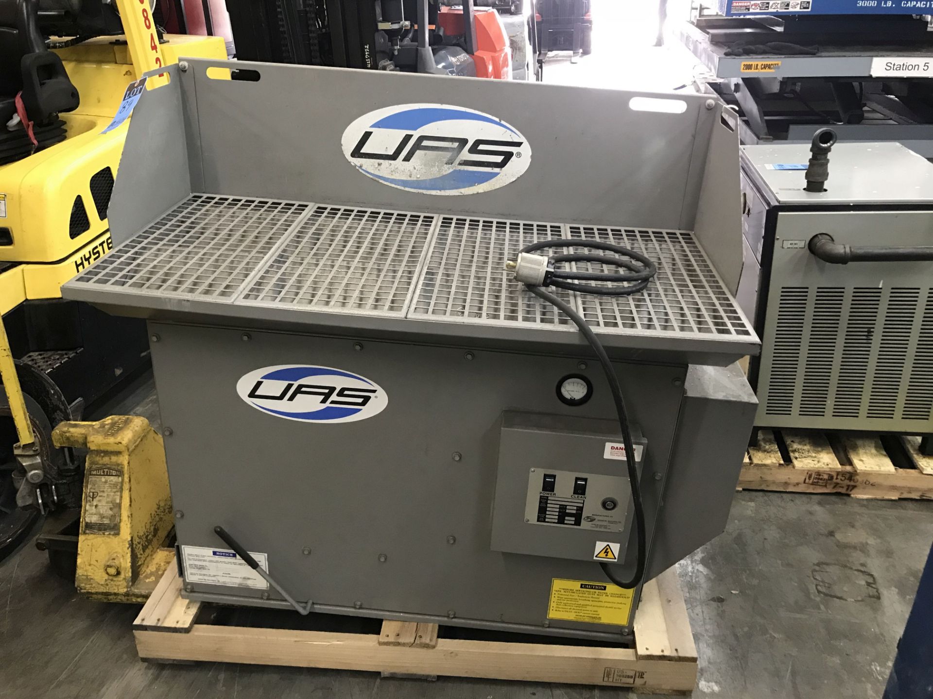 24" X 48" UAS MODEL VP-1500 DOWNDRAFT BENCH; S/N 60058812 (8/2005) **LOCATED AT 6600 STOCKTON ROAD