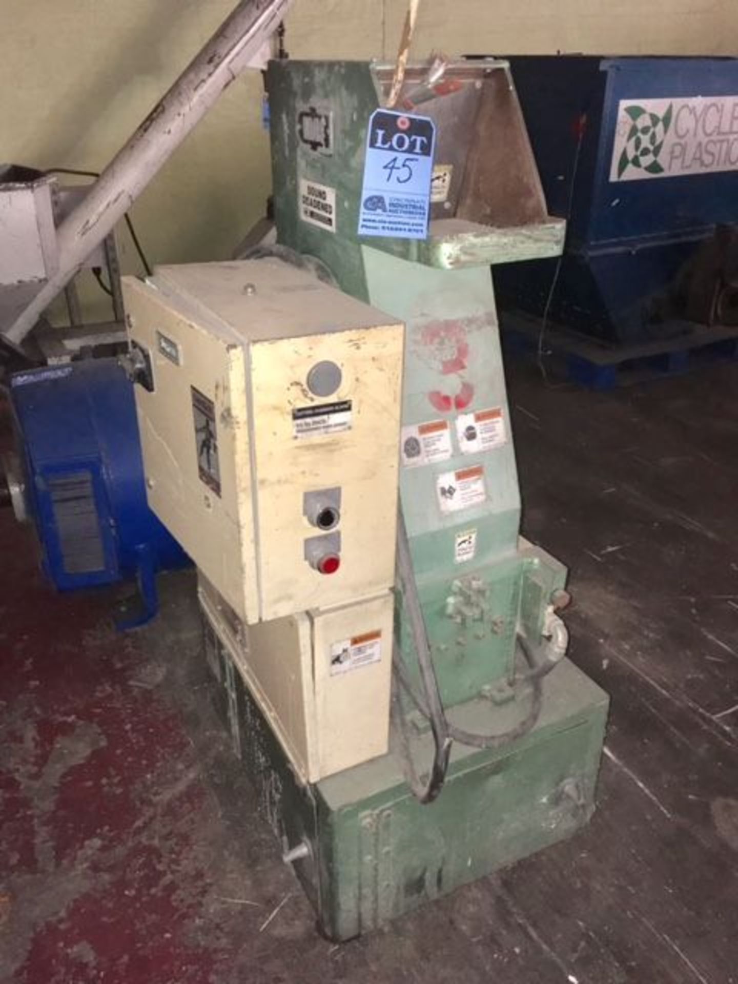 2 HP IMS GRANULATOR; 7" X 7" OPENING