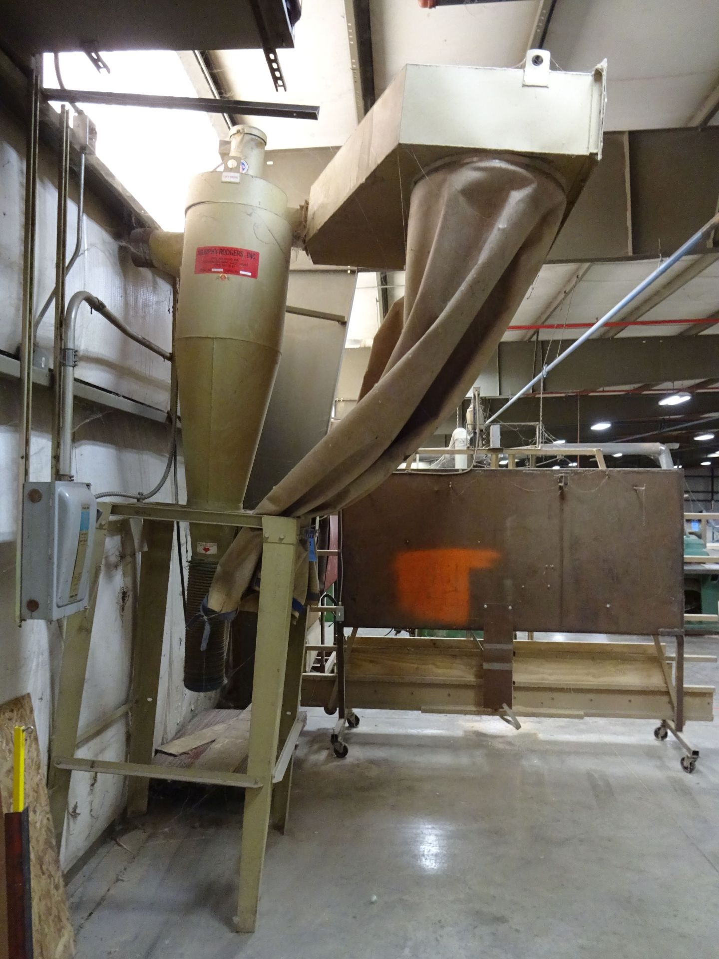 3 HP MURPHY-ROGERS MODEL HRC-7332 2-BAG DUST COLLECTOR - Image 2 of 2