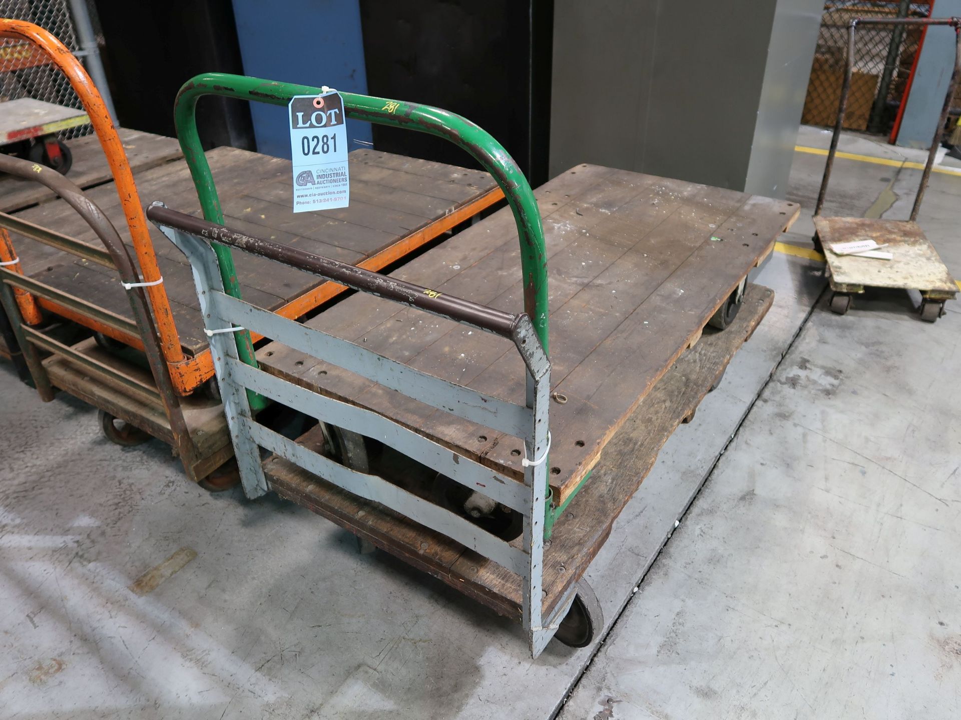 30" X 60" LOW PROFILE WAREHOUSE CARTS